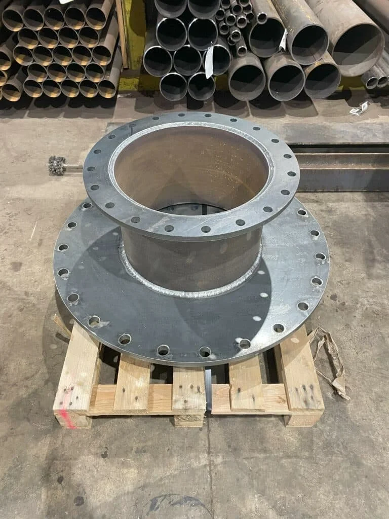 Assemblage de pièce grand diamètre - Contrôle qualité en atelier