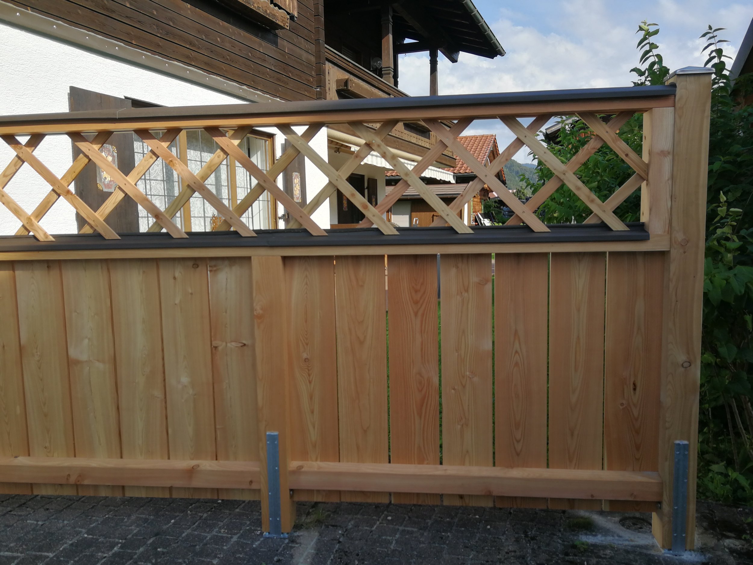 Sichtschutz in Lärche