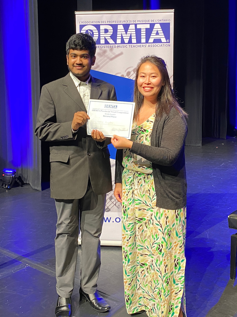 Adrit Panda, Vocal Level 8 & 9 Runner-up