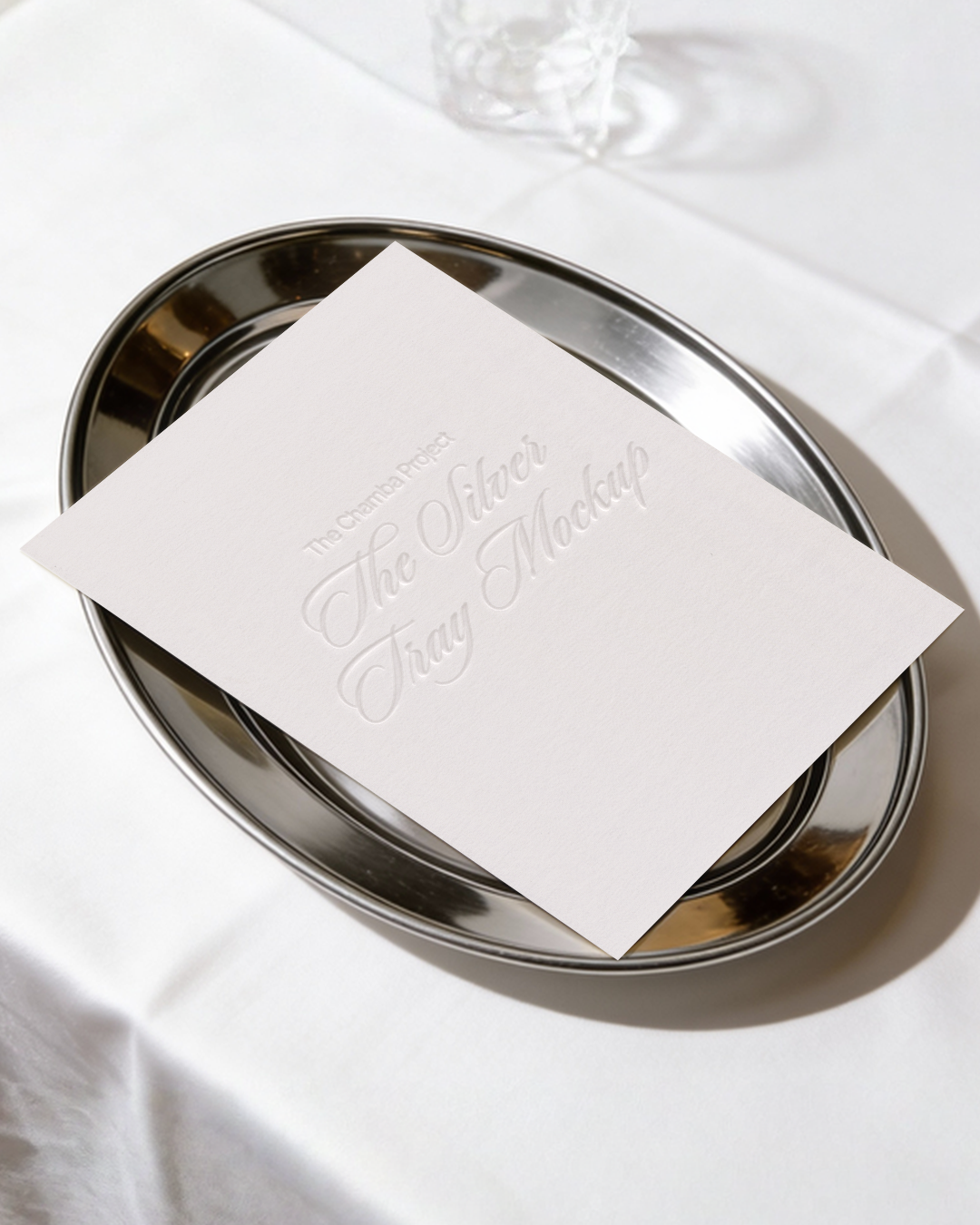 THE SILVER TRAY MOCKUP