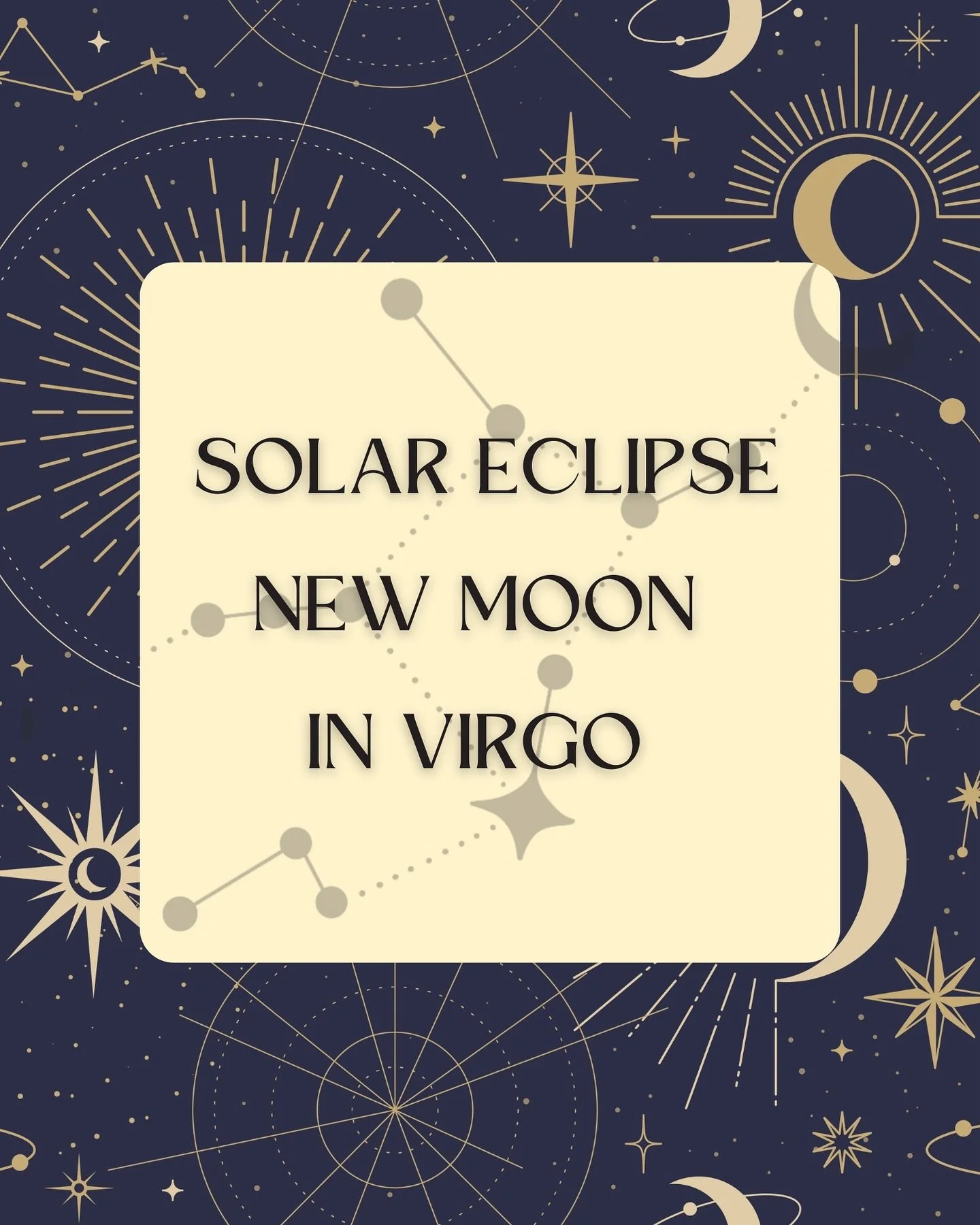 🌑✨ Solar Eclipse New Moon in Virgo ✨🌿
This eclipse feels like a cosmic graduation. A moment of stepping into your authenticity and worthiness. You are ready for what&rsquo;s next, even if you aren&rsquo;t perfect. Virgo&rsquo;s detail oriented ener