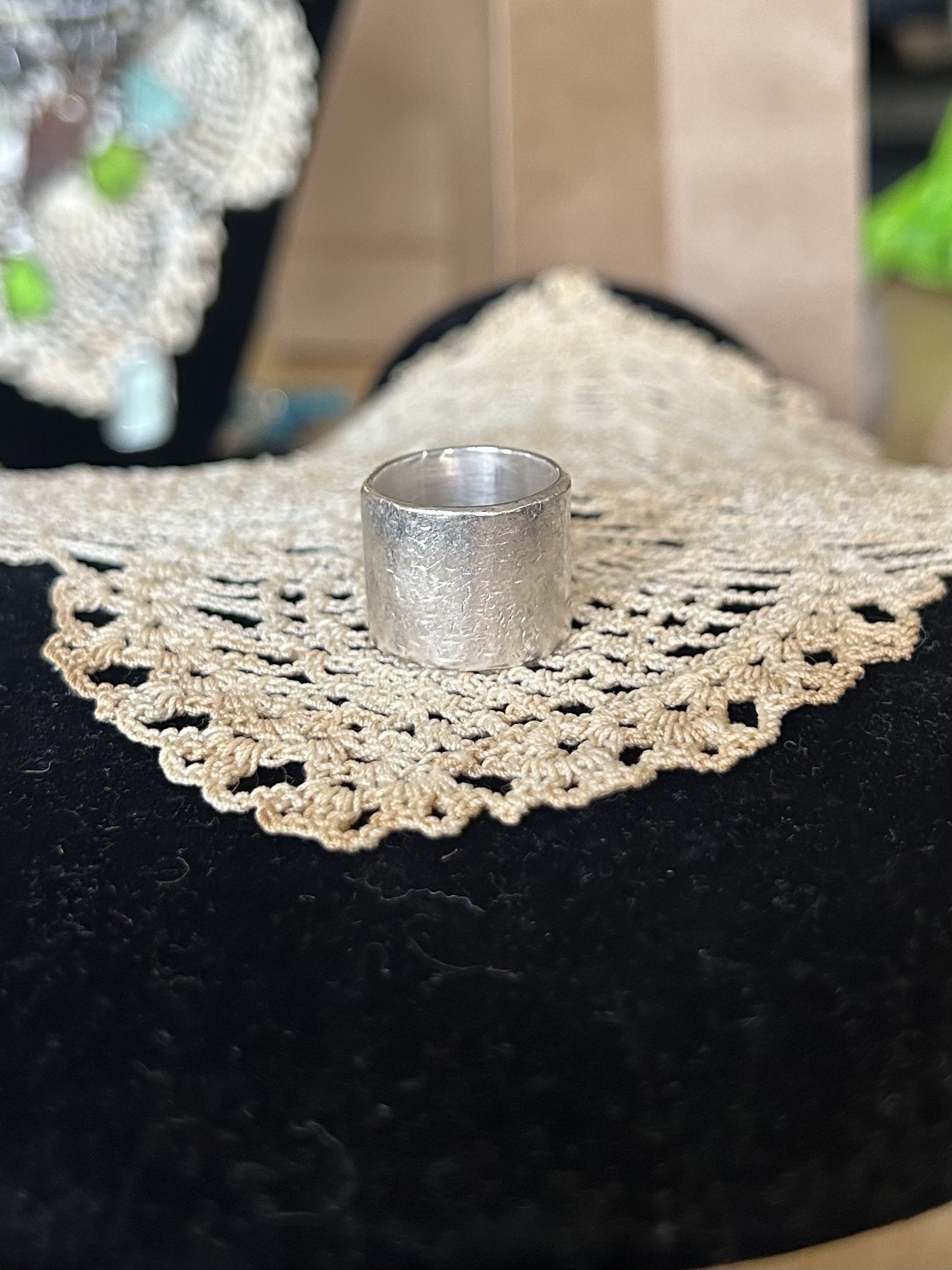 Silver PMC3 Thick Band (6)