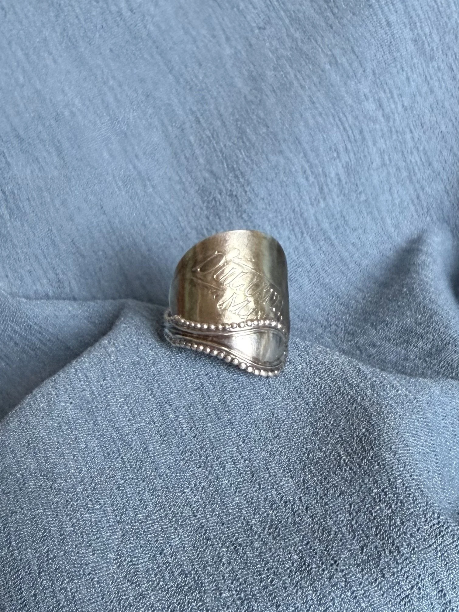 Sterling Silver Spoon Ring