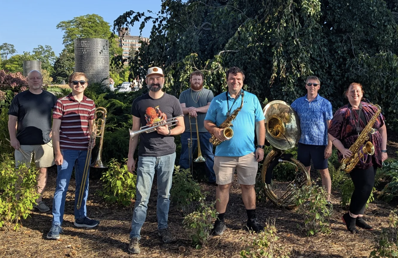 New Orleans style brass band