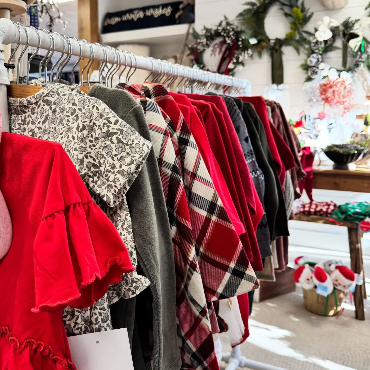 Another day, another deal! All clothing + apparel is 25% OFF today! From cozy jammies, ladies wraps and scarves, to cute holiday outfits for the kiddos, it&rsquo;s the perfect time to shop for the season. Shop the boutique from 10AM-5PM. Check back t