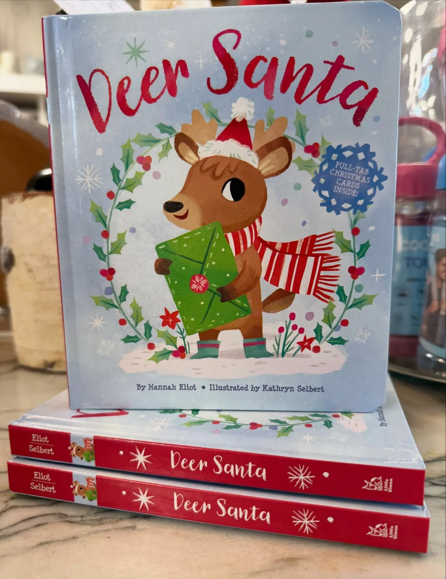 Dear Santa, all we want this year is a cozy Christmas break! 🎅

If you&rsquo;re dreaming of the same, get a head start! All books, throws &amp; slippers are 25% off today only! Come shop the boutique from 10AM&ndash;5PM and kick off your holiday wee