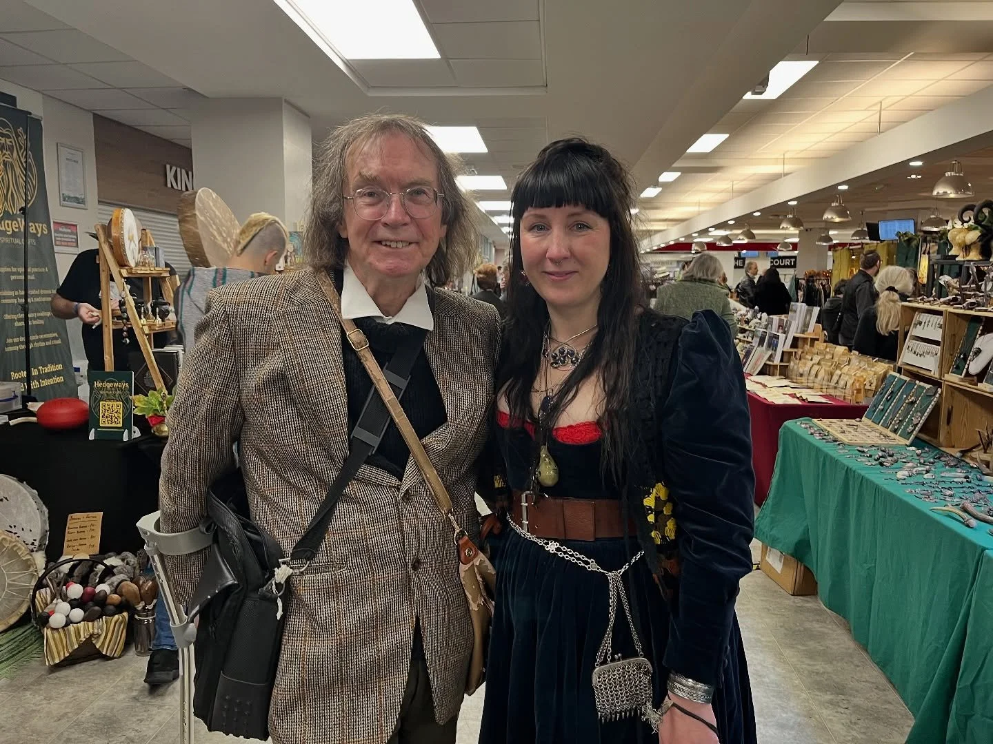 Ok so i met a hero of mine last weekend! But first&hellip;Witch fest international, brought many blessing with weekend! For its greand finale and what an awesome show of people! So many wonderful witches! I got the pleasure of meeting and tarot readi