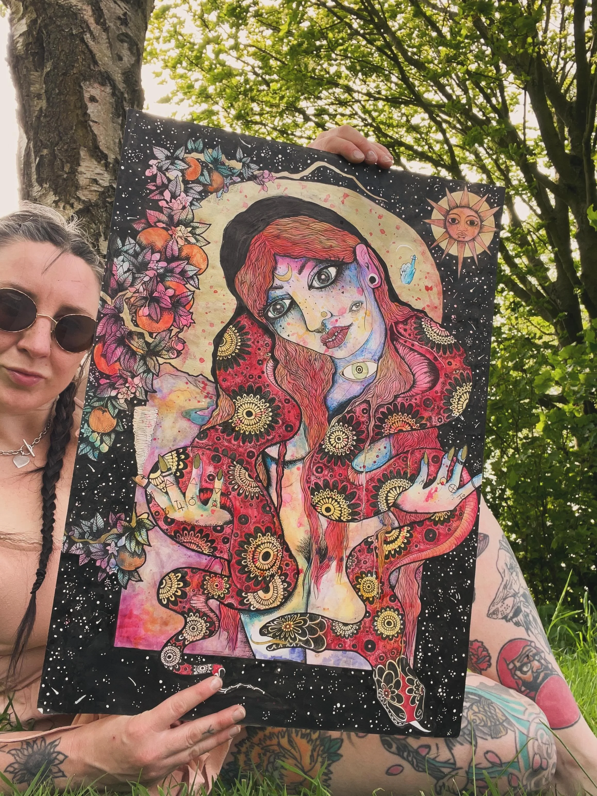 Selling some very old art works: DM me to purchase! 
found some old art prints from artwork i created about 15 years ago. These are just prints. If anyone&rsquo;s interested, let me know. &pound;15 per print but willing to haggle.
~
I was drawing the