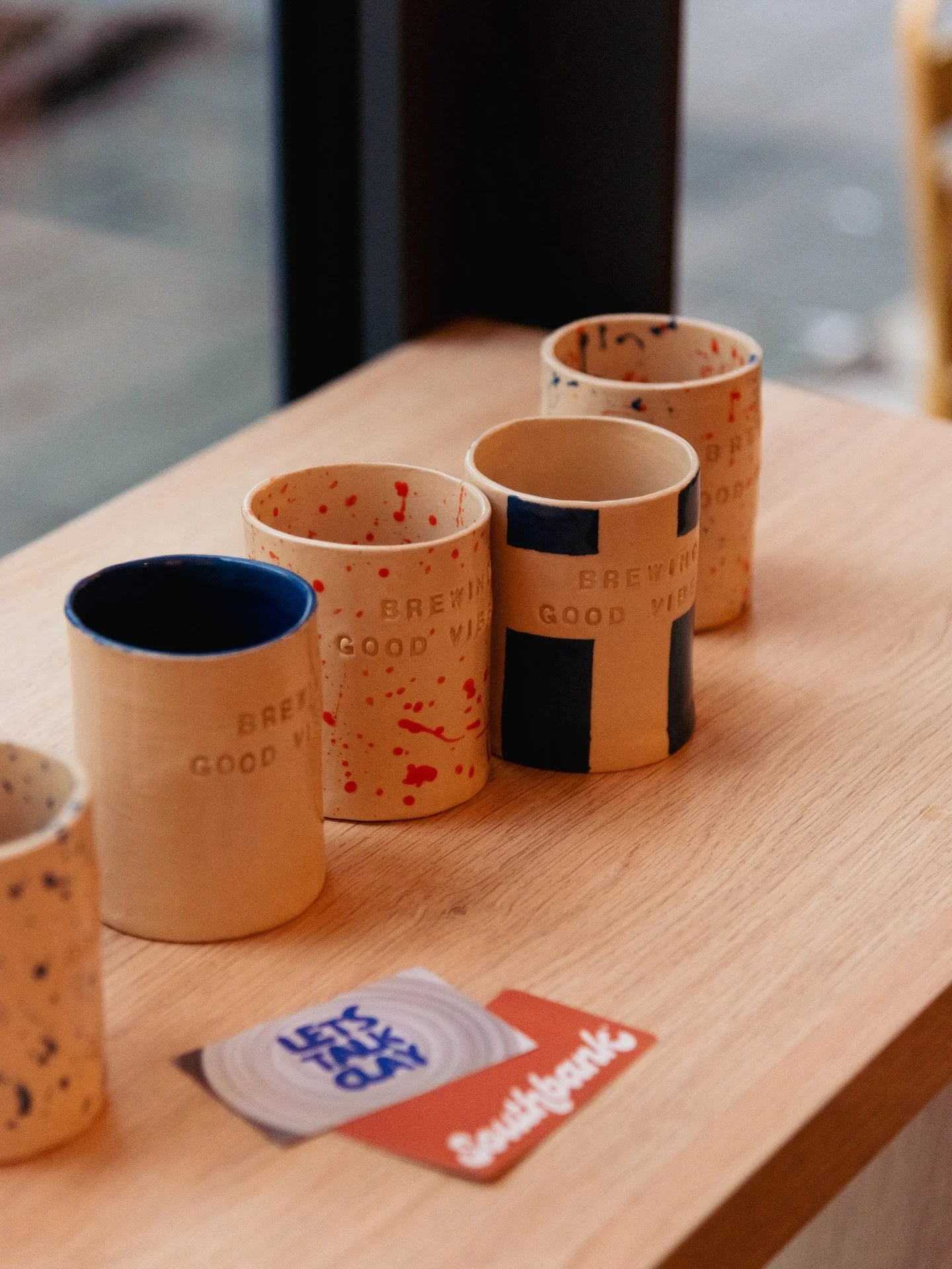 gigi room ceramics x southbank coffee🧡🔵
I truly enjoyed creating these filter coffee cups for @southbank.coffee  hope you all enjoy them as much as I loved making them!!