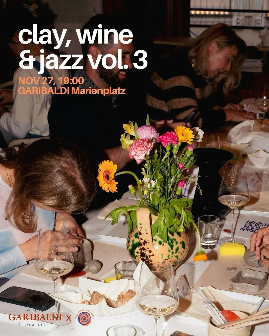 Another creative evening of clay, conversation, and curated wines. Join Gizem from @gigiroomceramics for a relaxing clay workshop where you&rsquo;ll learn how to hand-build your own ceramic wine glass (or create something else, you will be guided!!),