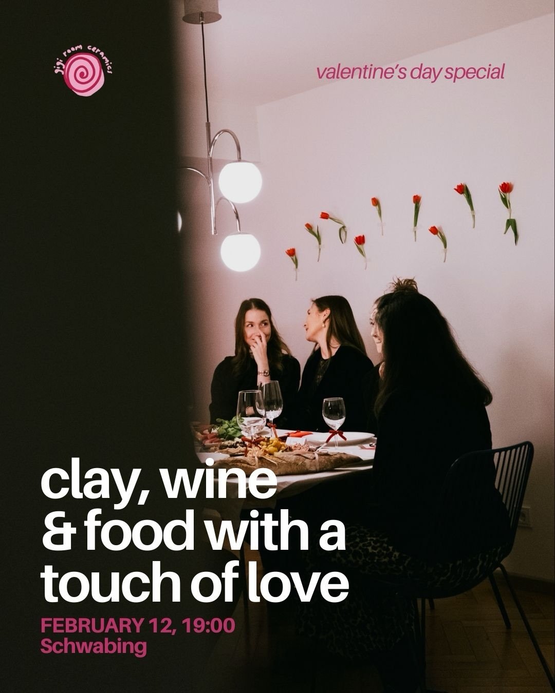 SOLD OUT valentine&rsquo;s day special experience is back again this yearrrrr💞

celebrate love in all its forms at our clay, wine &amp; love evening!! shape something meaningful with your hands, share a glass (or two) of wine, enjoy delicious food m