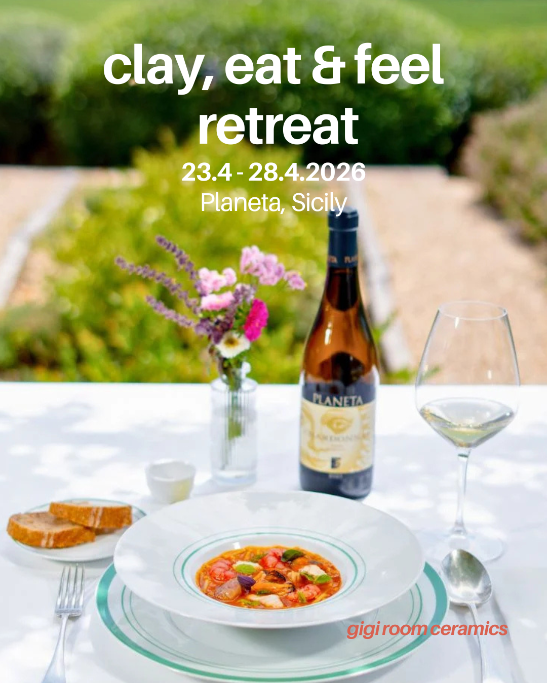 Eat, Clay & Feel Retreat - Sicily / 23-28.4.2027