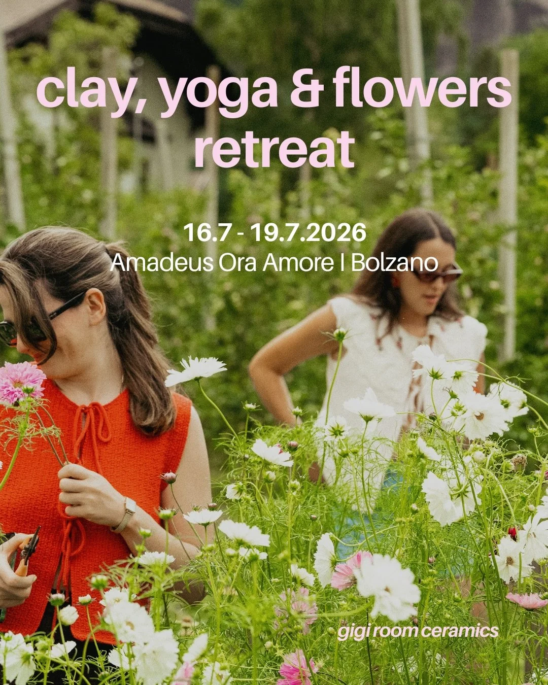 Clay, Yoga & Flowers Retreat | July 16–19