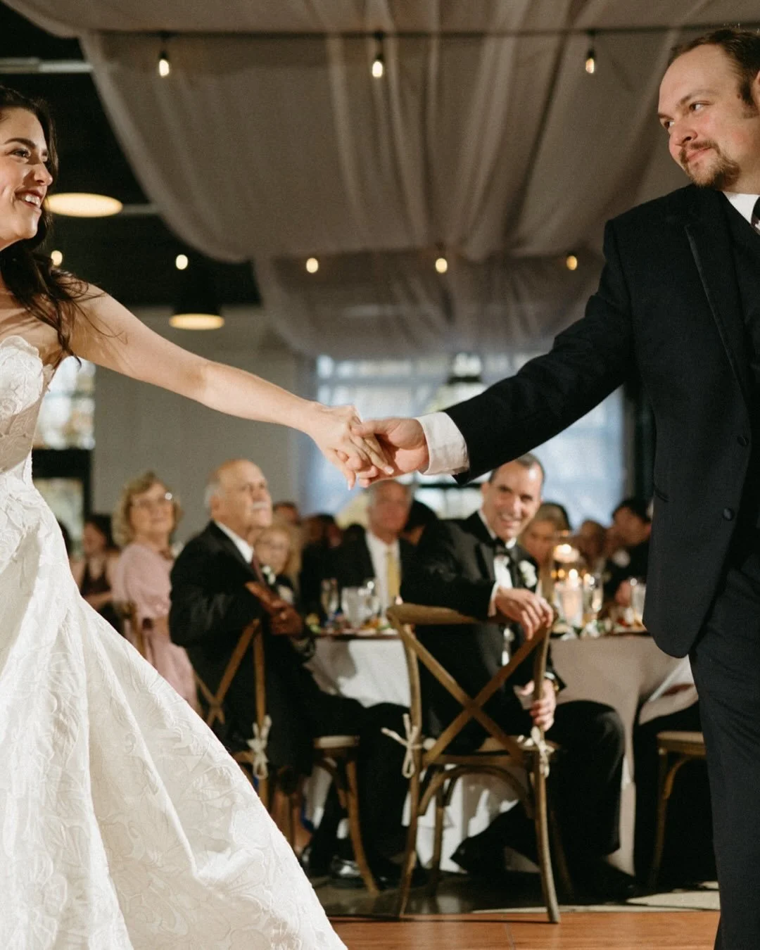 Emma + Zach | summer temps and fall colors - every moment brilliant! Band: @theavenue_clevemusicgrp Dress: @bridesbythefalls Caterer: @atasteofexcellence Ceremony Music: @opus216 Floral: @mollytaylorandco Hair + MUA: @manechic.us Rentals: @borrow_cur