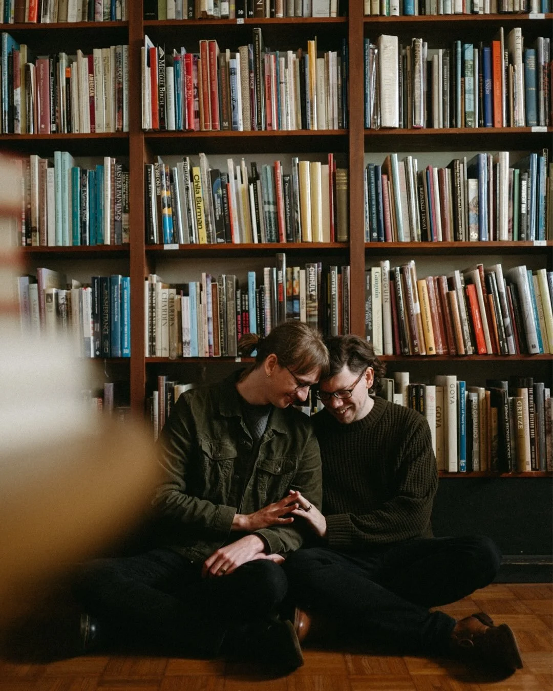 Best crisp morning with Brandon + Ryan. Plants and books - I can&rsquo;t think of a better combination!