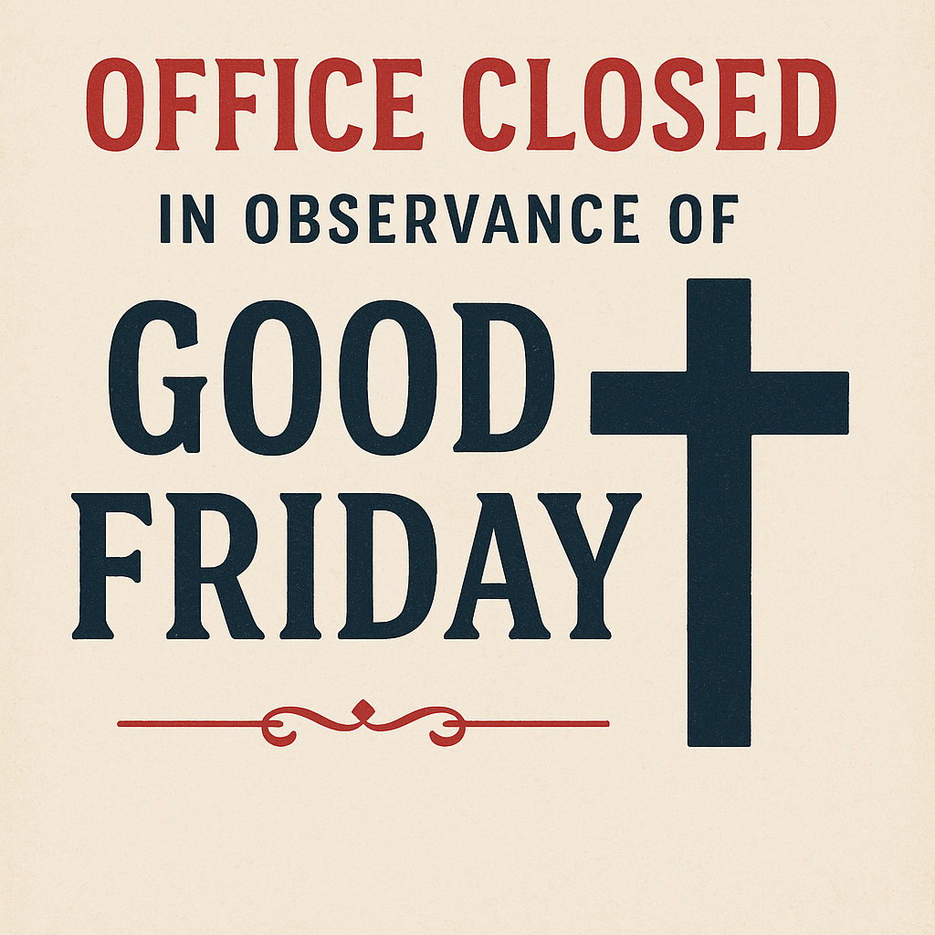Presbytery Office Closed