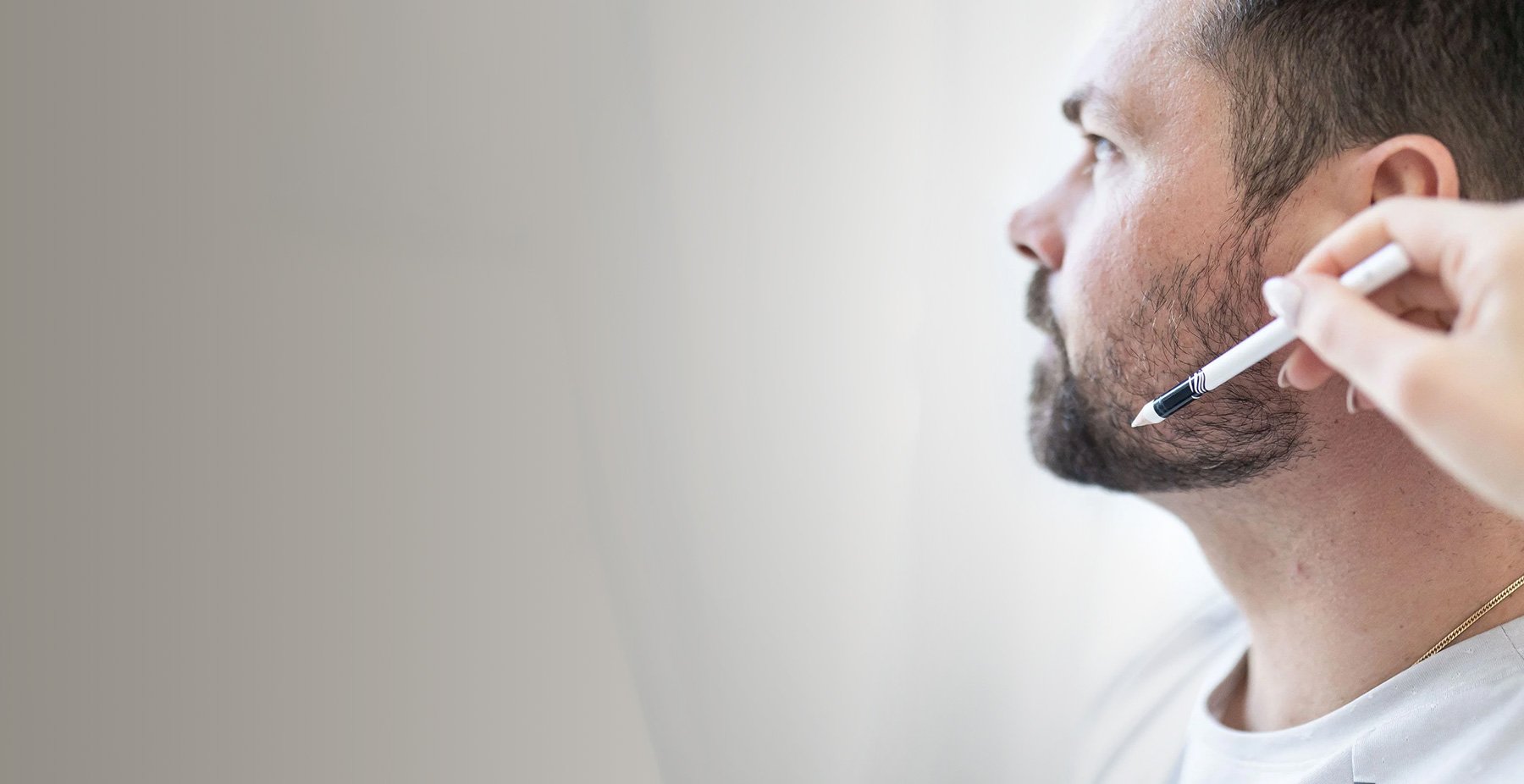 Man receives consultation for Botox in St. Catharines from a licensed nurse practitioner at Contour Medical