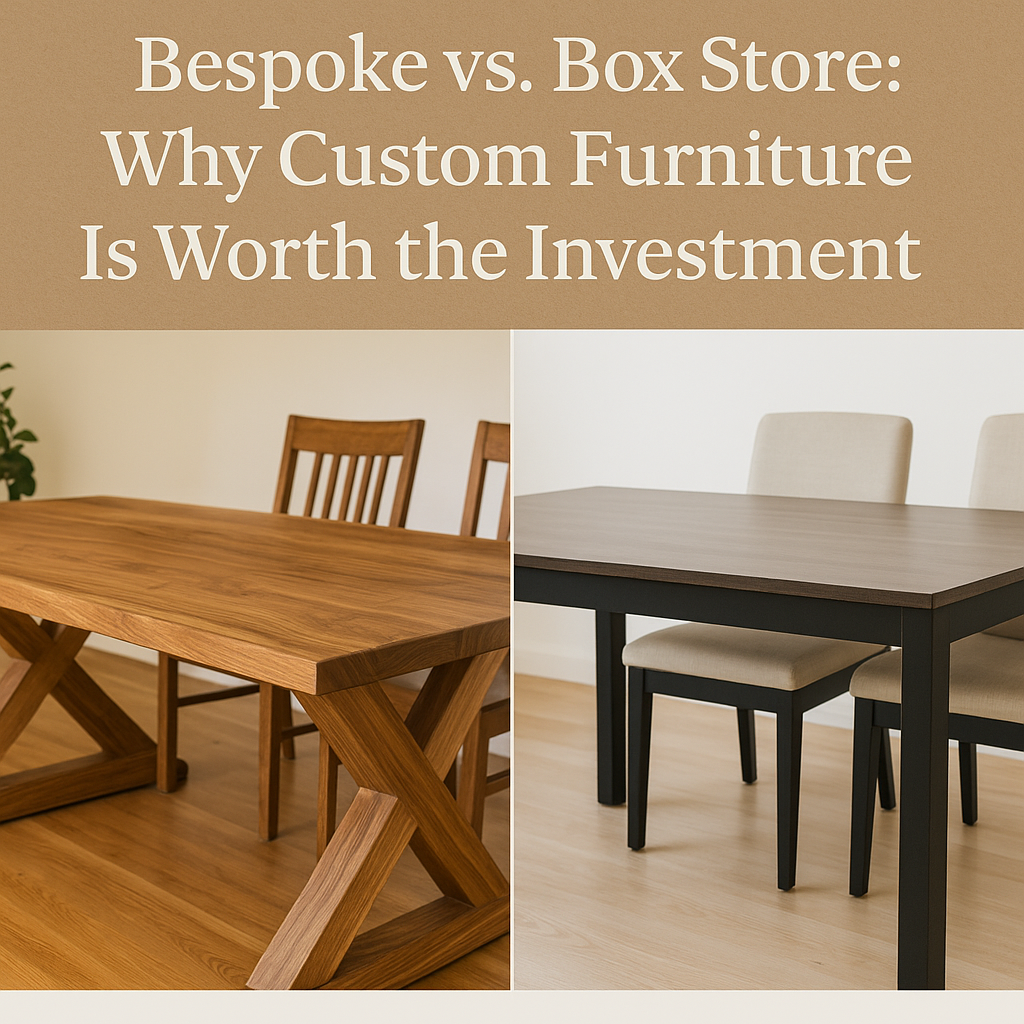 Custom Crafted, Built to Last: The Bespoke Furniture Difference