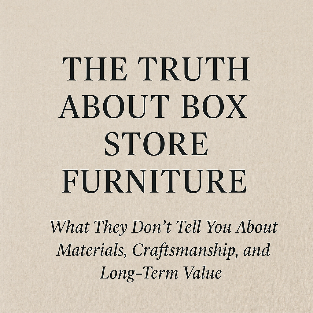 The Truth About Box Store Furniture (And What They Don’t Tell You)