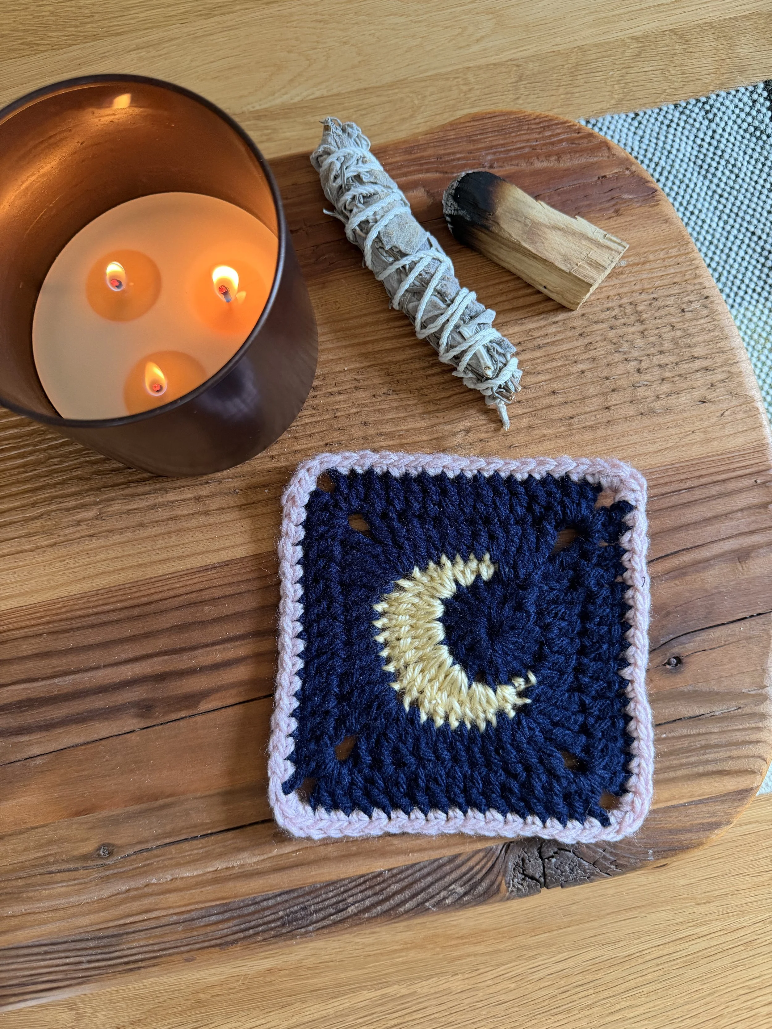 Saturday 8/1  Crochet Skill Builder: Granny Squares! 10am-12pm + discount Granny Square Cards!
