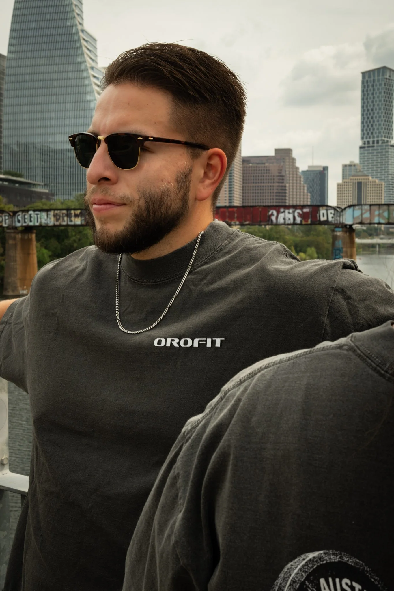 Joey Munoz, founder and personal trainer at Orofit Mobile Training in Austin, Texas.