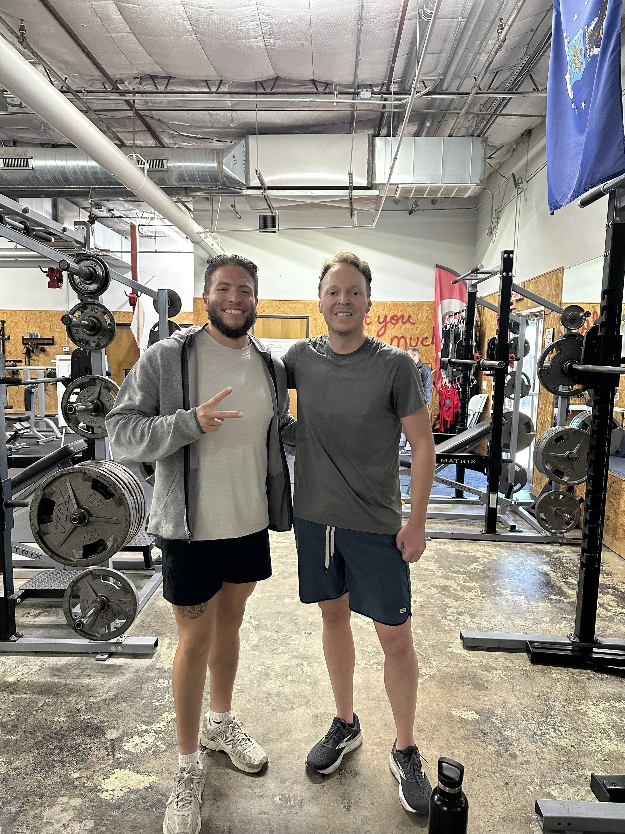 Joey Munoz of Orofit Mobile Training with a personal training client in Austin, Texas