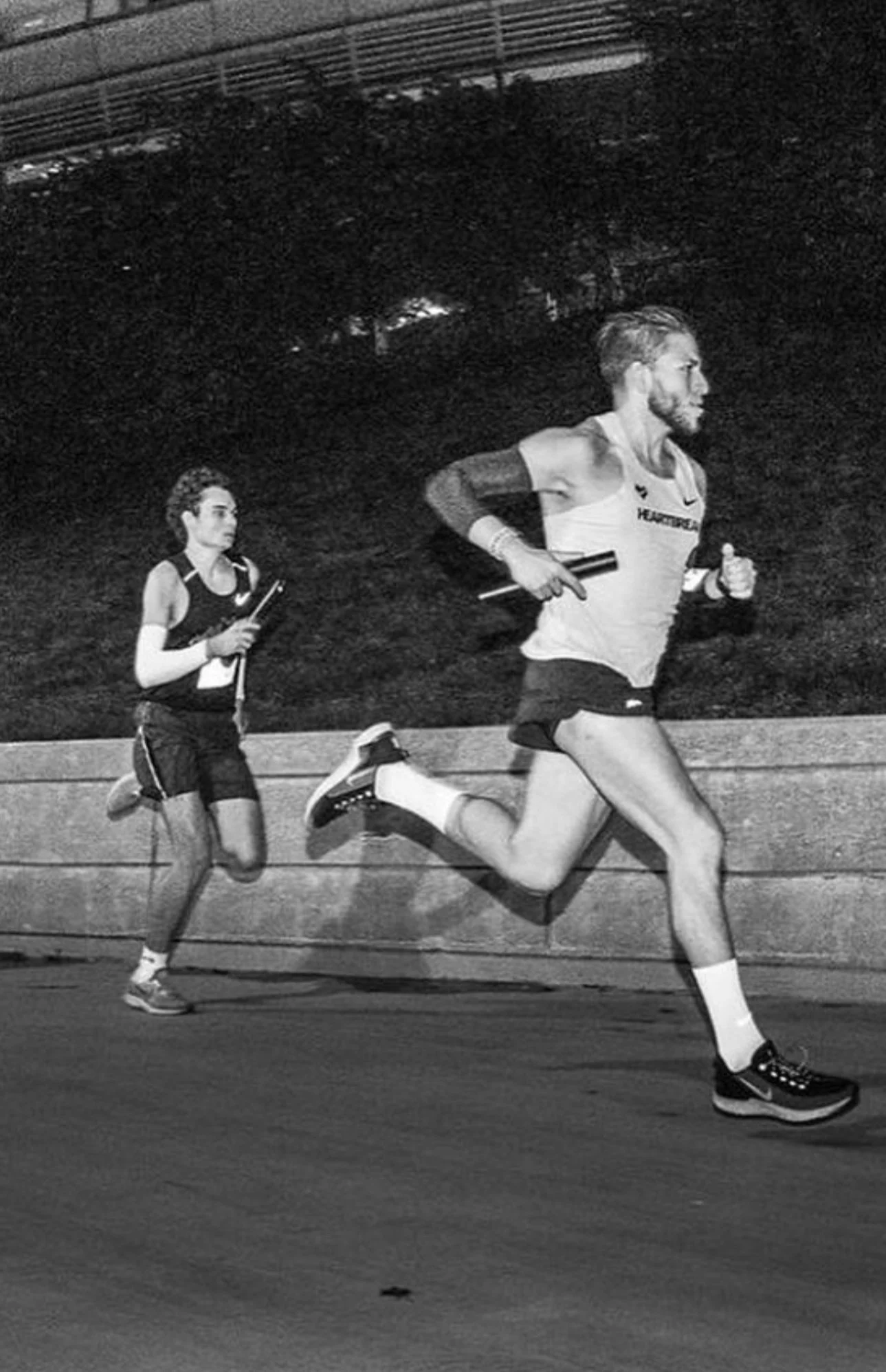 Joey Munoz running outdoors in Austin Texas, founder of Orofit Mobile Training and mobile personal trainer.