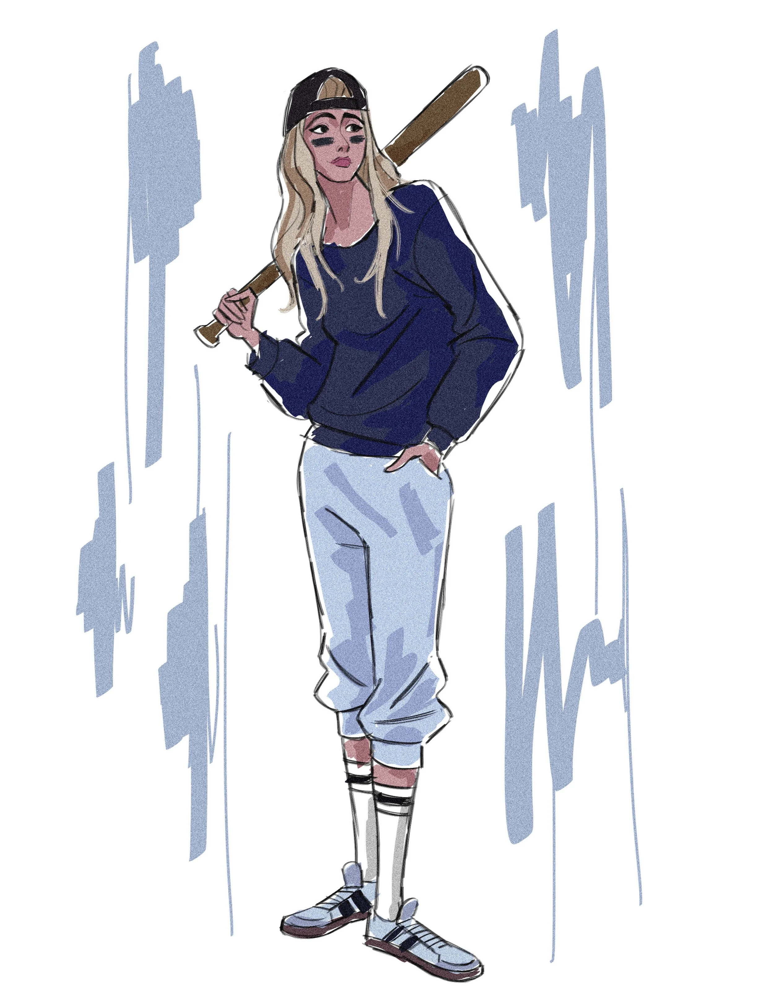 Full-color character concept for feature animation.