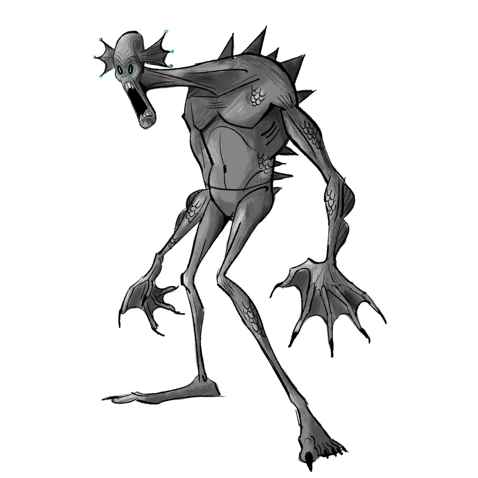 Feature animation creature design by David Perez.