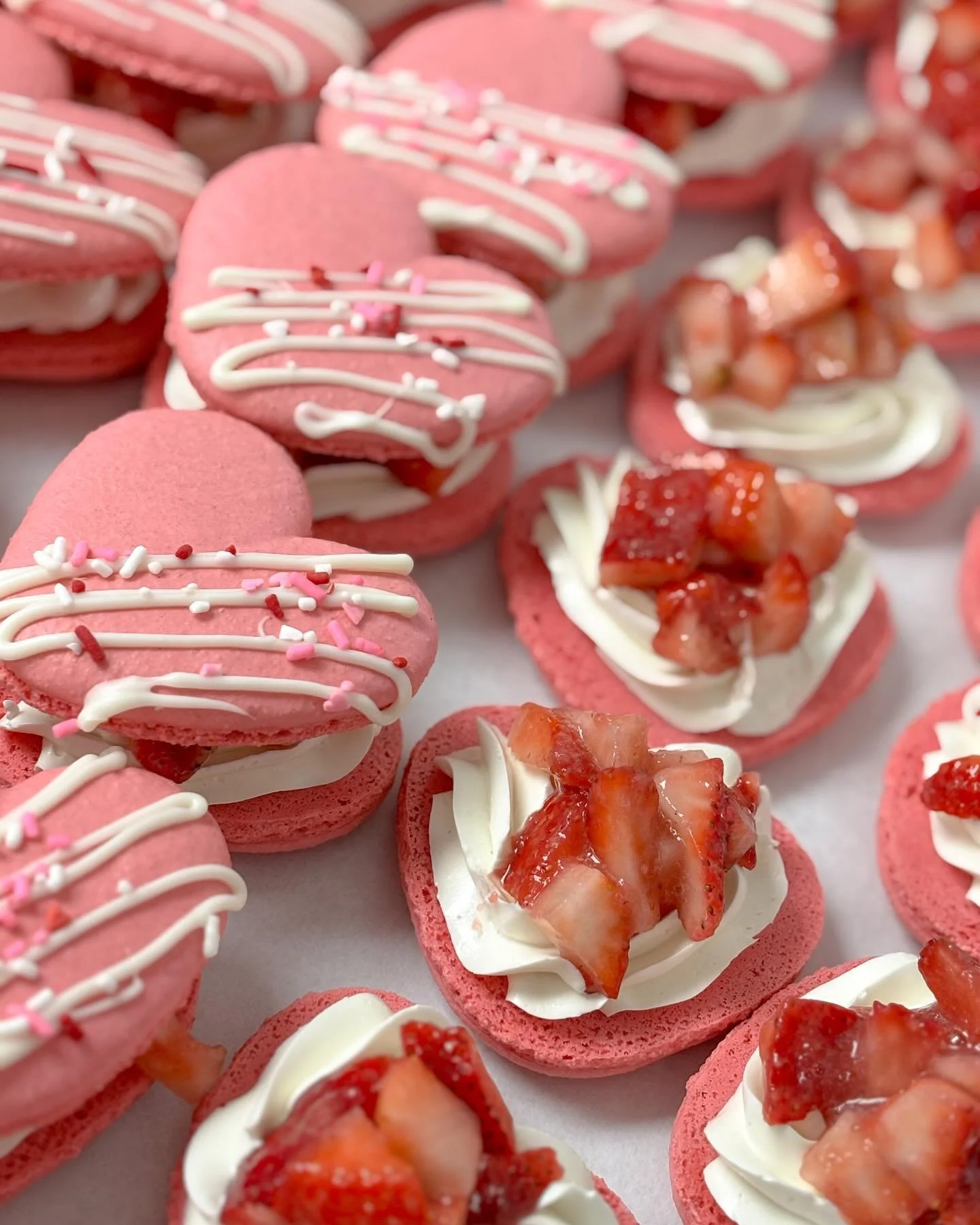 We have strawberries and cream Valentine Big Macs available today💕🍓