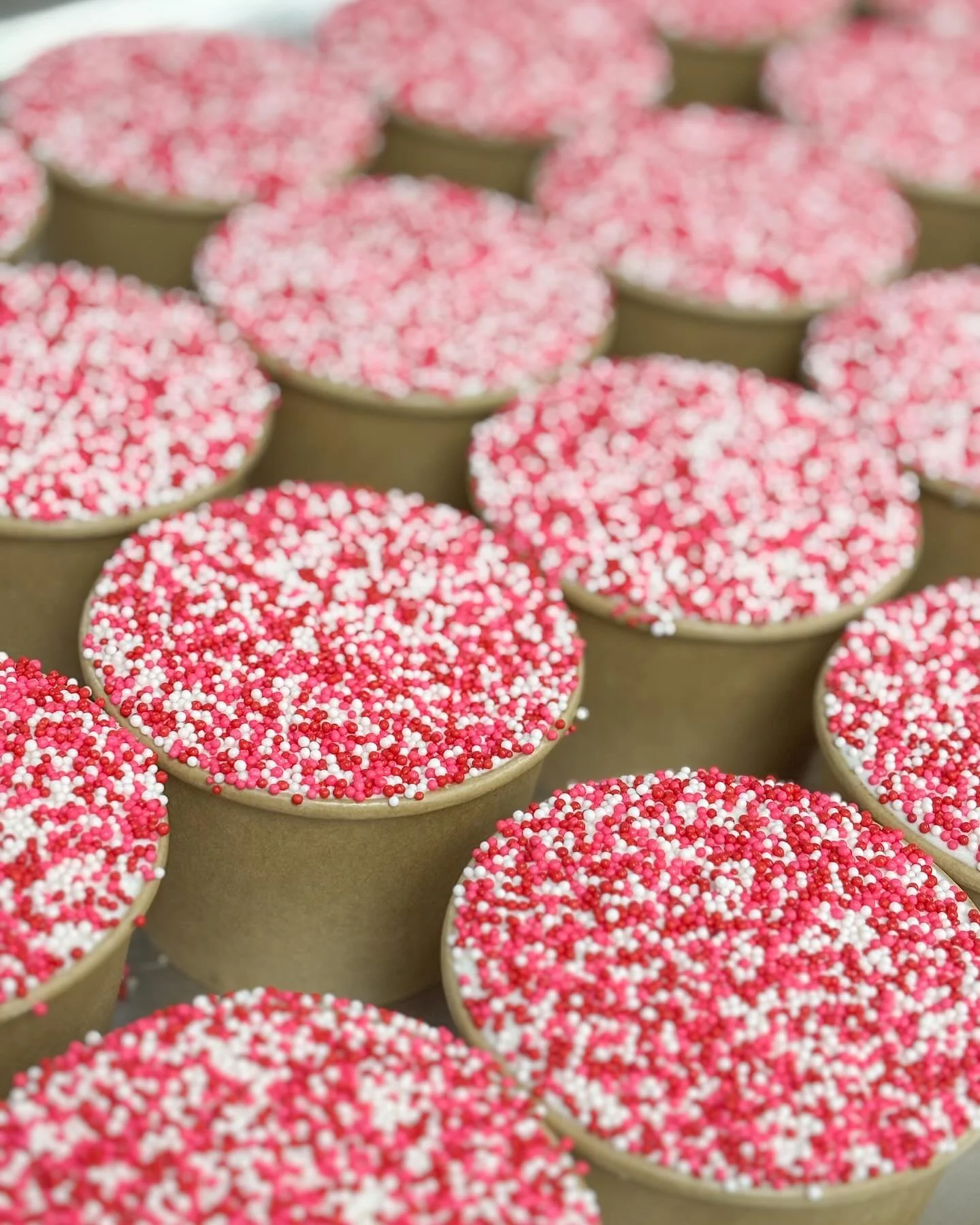 We are open today until 4pm! A limited supply of Dot Cakes are available today. They are Victoria Sponge flavored-Vanilla Sponge cake, buttercream, and strawberry preserves🍓