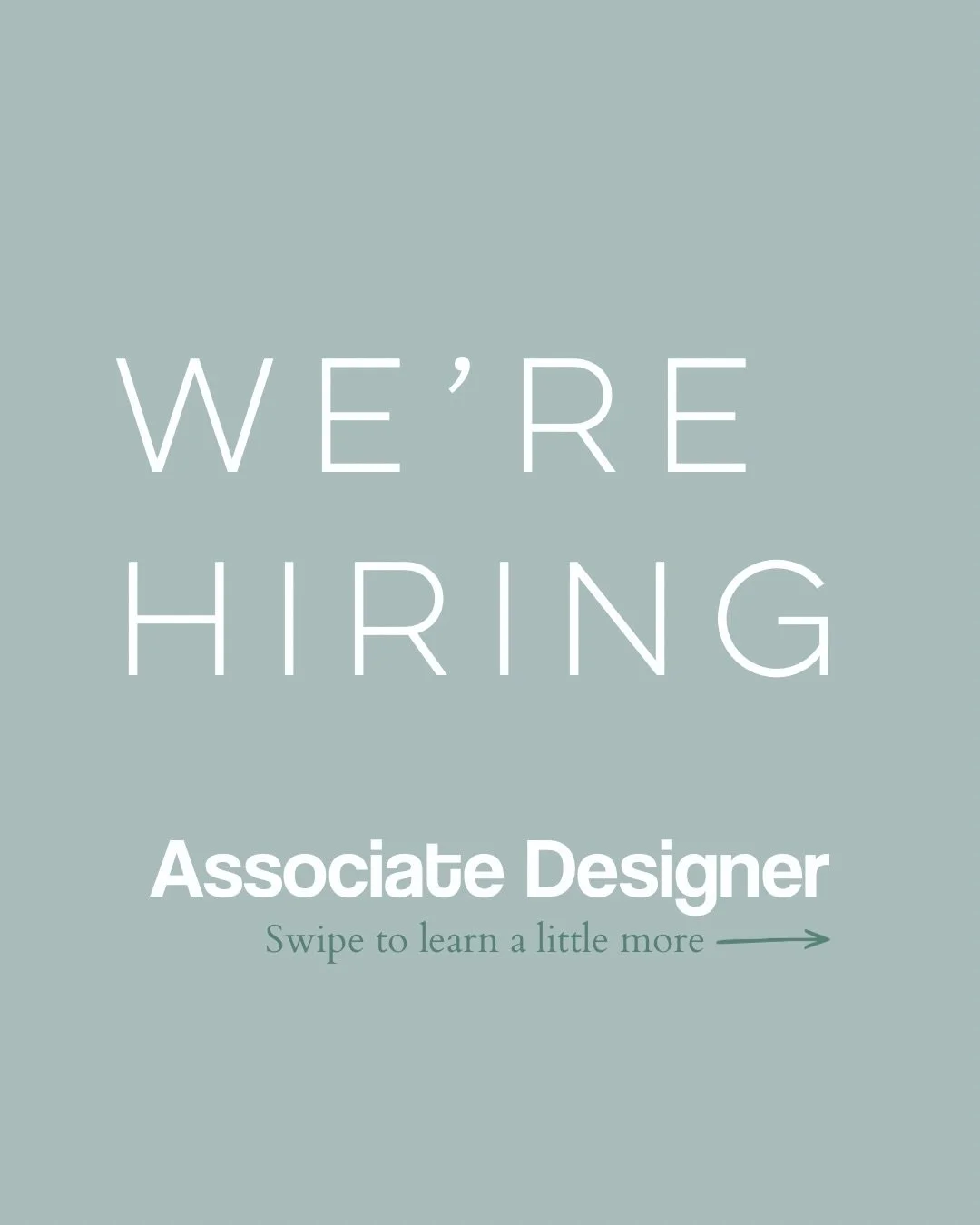 👀 Are you looking? Good timing! We&rsquo;re adding to our team. Check out the full description in our bio. Looking forward to hearing from you! 

#associatedesigner #newposition #landscapedesigner #hiring #joinourteam