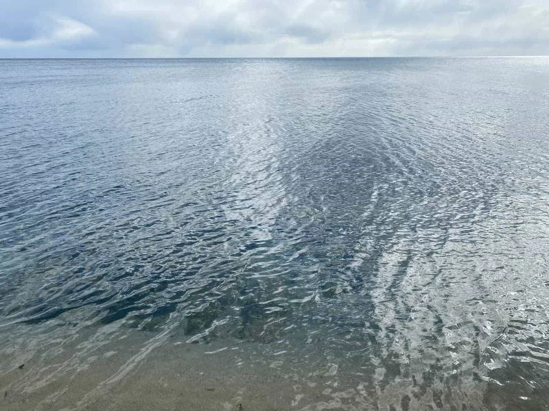 Calm ocean water symbolizing emotional balance, grounding, and inner stillness during Reiki integration after attunement