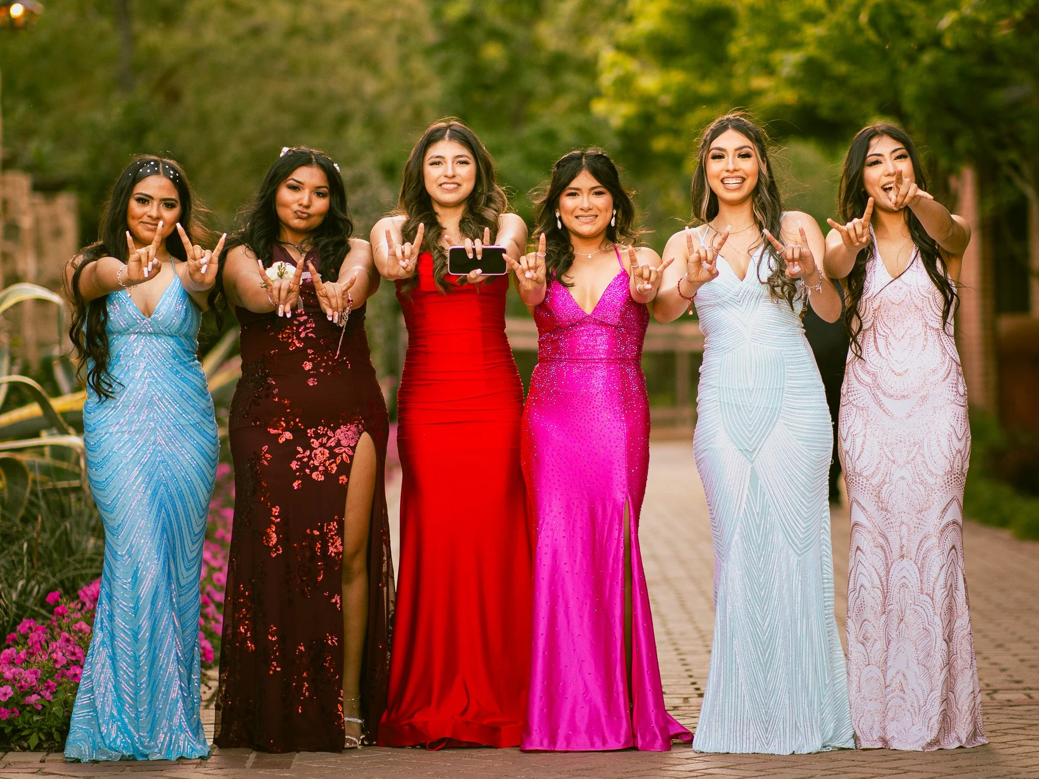 Senior Prom portrait outdoors — DFW Senior photographer, Capuchino Photography