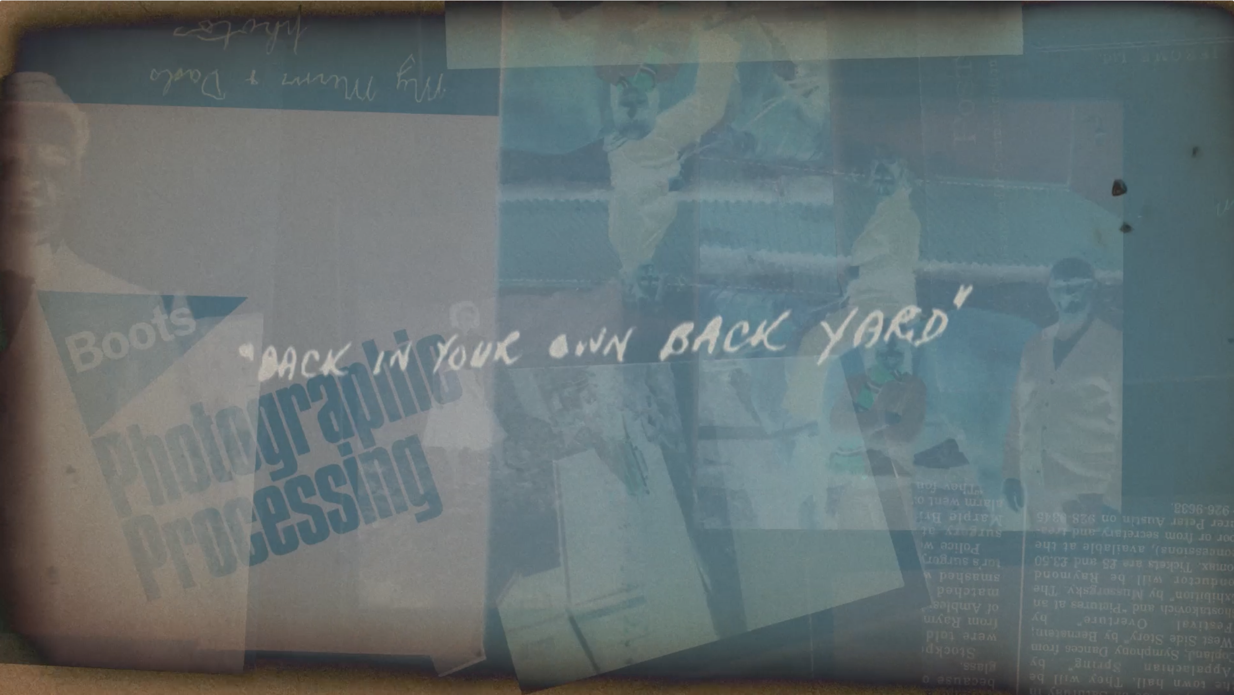 "Back In Your Own Backyard"