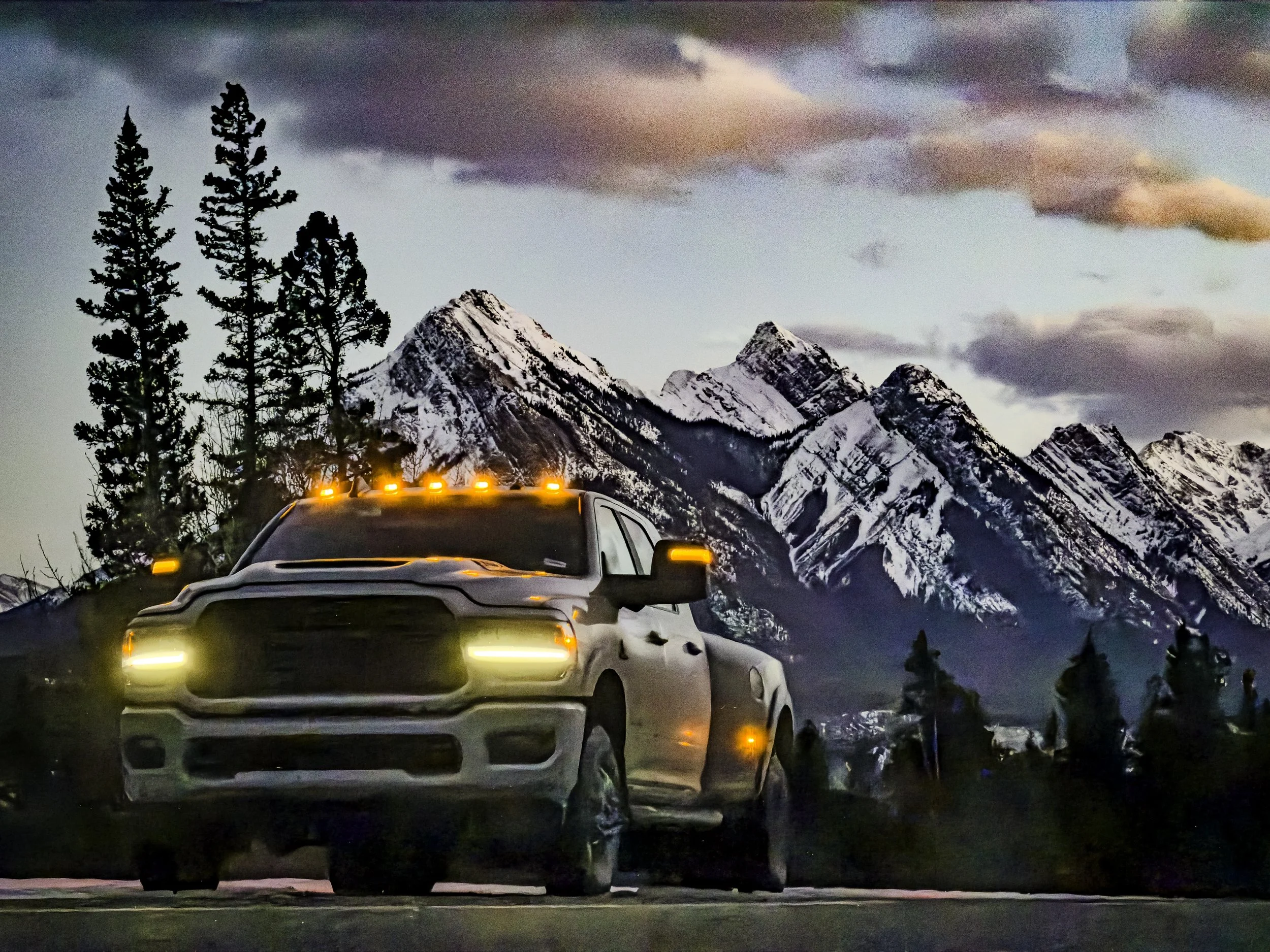 My RAM 3500 in the Canadian Rockies