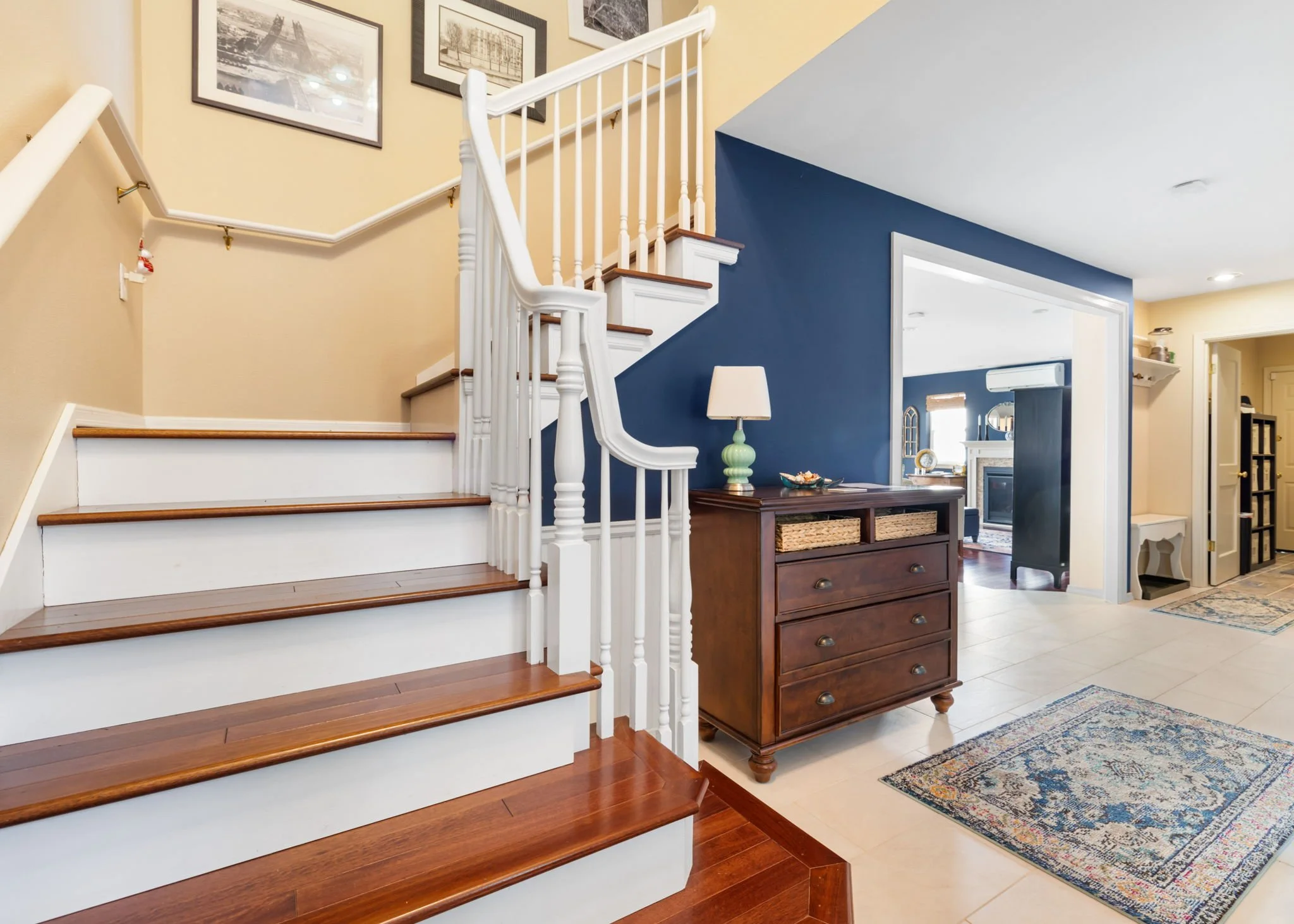 staircase to second floor