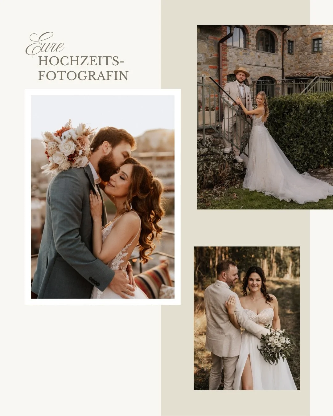 Stell dir vor, du k&ouml;nntest eure Hochzeit immer wieder f&uuml;hlen&hellip; 🥹

Nicht nur sehen &ndash; sondern sp&uuml;ren.
Die Aufregung.
Die leisen Blicke.
Das echte Lachen.

Genau daf&uuml;r bin ich da🫶🏼

Ich begleite euch als Hochzeitsfotog