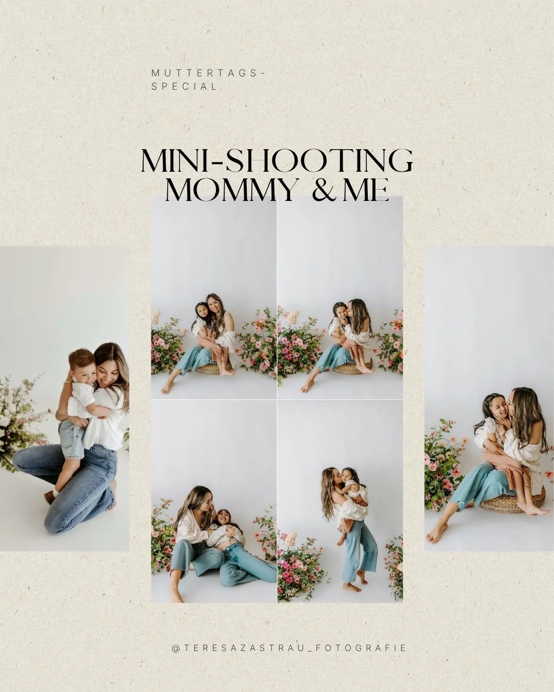 Die sch&ouml;nsten Erinnerungen sind die, die man f&uuml;hlen kann. 🤍
Gerade als Mama ist man so oft hinter der Kamera &ndash; dabei sind genau diese Momente unbezahlbar.
Bilder halten fest, was viel zu schnell vergeht: N&auml;he, Liebe und diese kl