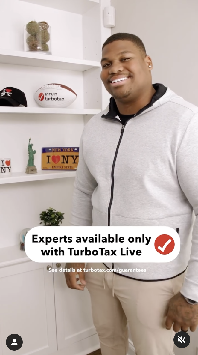 TurboTax promo, Ft. Quinnen WIlliams