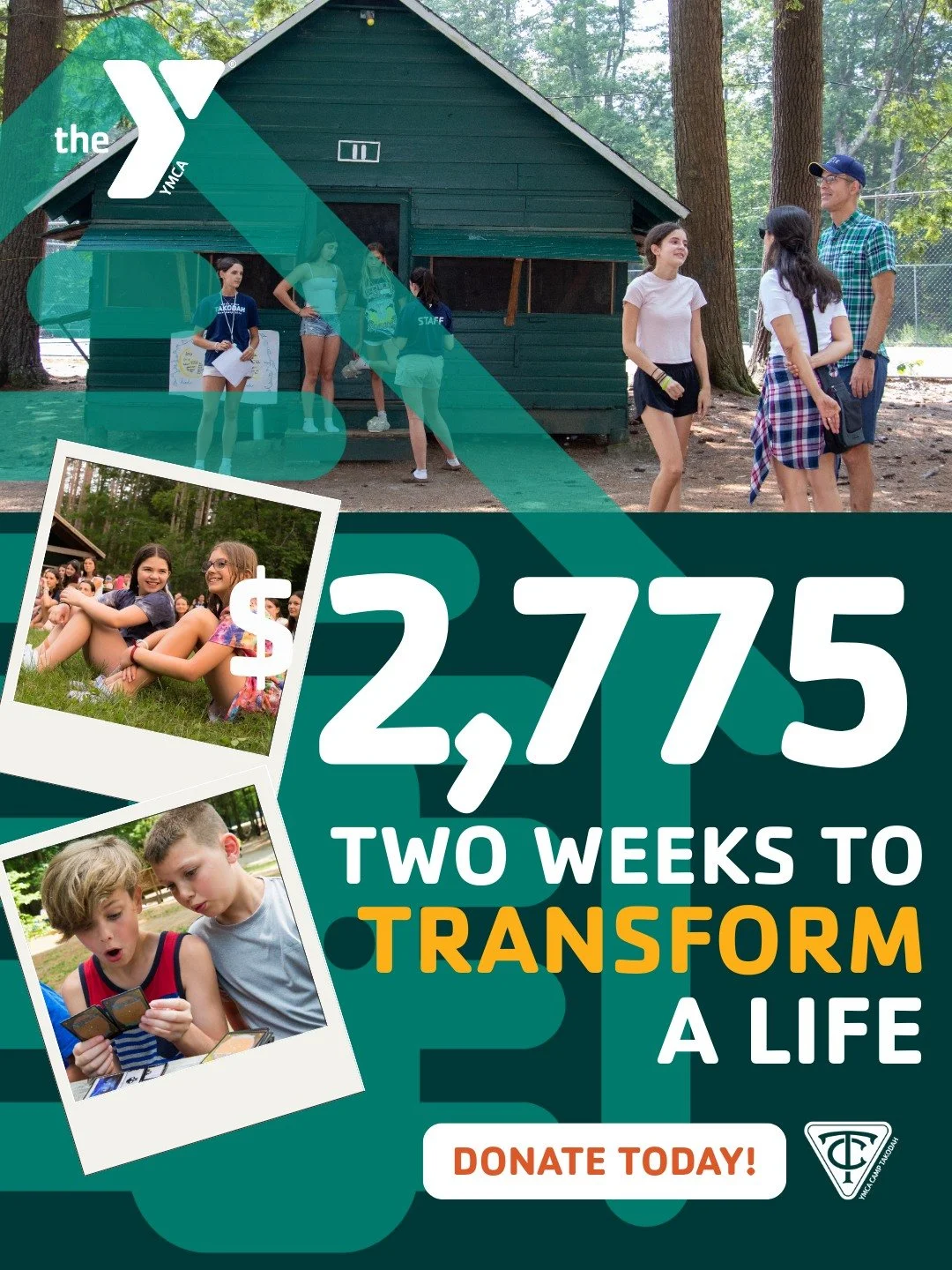 The full Takodah experience&mdash;made possible by you. ✨

$2,775 provides two transformative weeks of camp for a child who otherwise couldn&rsquo;t attend.

Join us as we work toward raising $27,750 (enough to send a full cabin of 10 deserving kids 