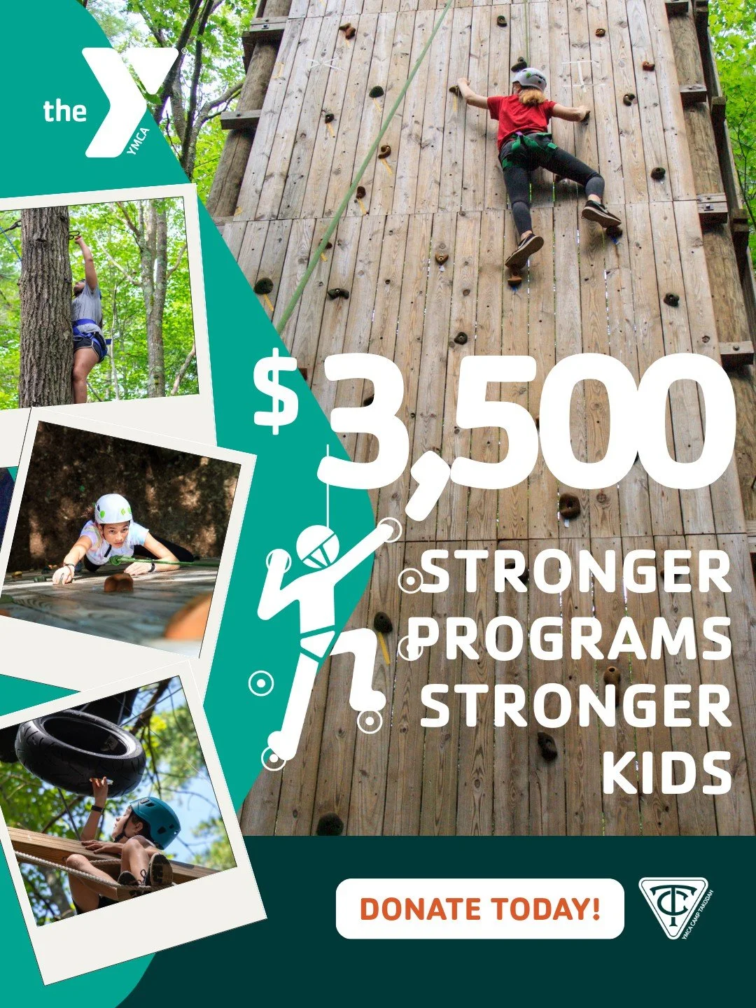 Bigger adventures. Braver kids. 🎯

$3,500 keeps high-impact program areas&mdash;like High Ropes, Archery, and Sailing&mdash;thriving all summer long.

Help us reach our $27,750 Giving Tuesday goal to support unforgettable camper experiences.

Link t