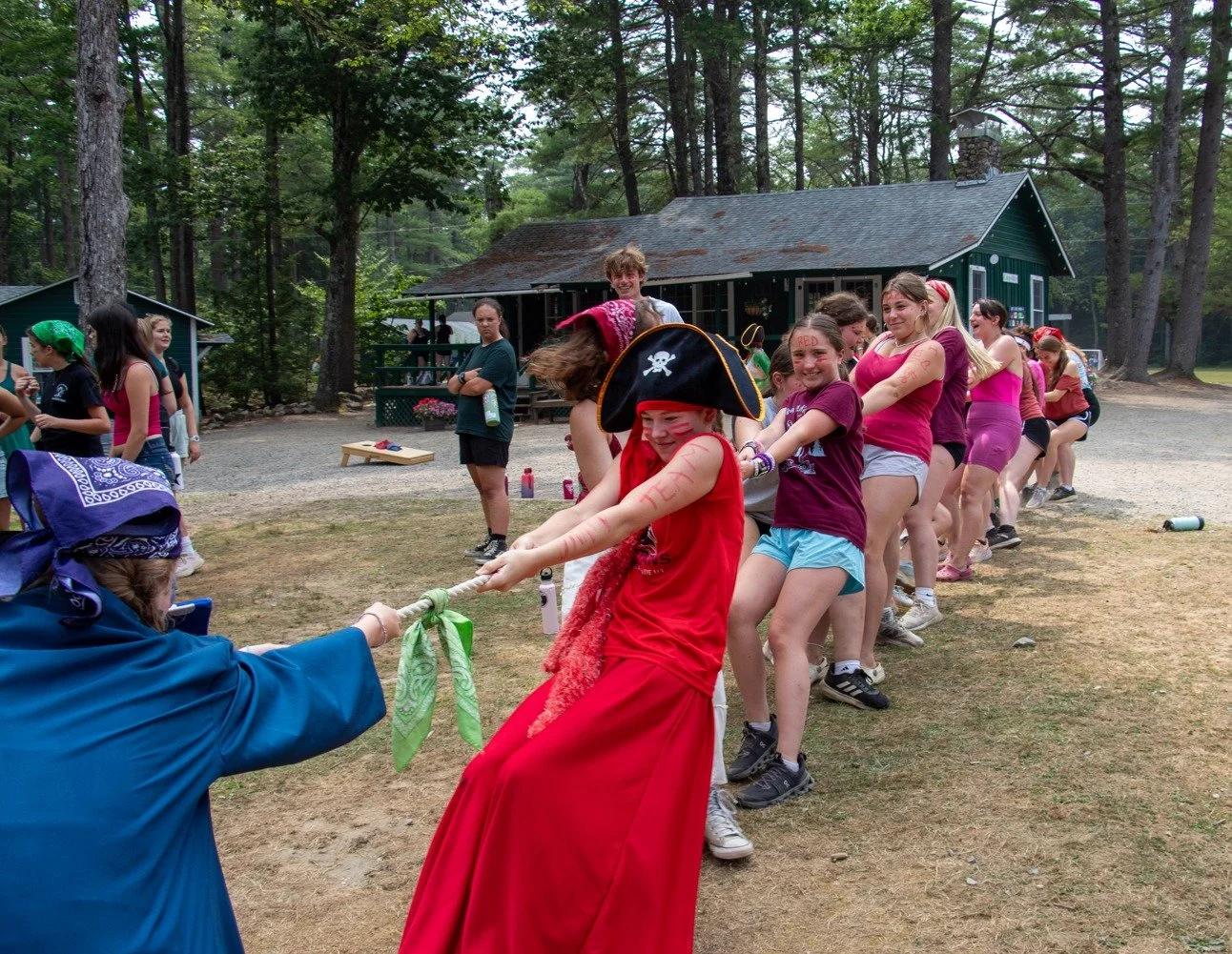 Each session Camp Takodah hosts a great tournament; campers compete against each other to gain points for their team in a variety of activities and challenges throughout the day! Which contest did you participate in this year? 

The Great Pirate Clas