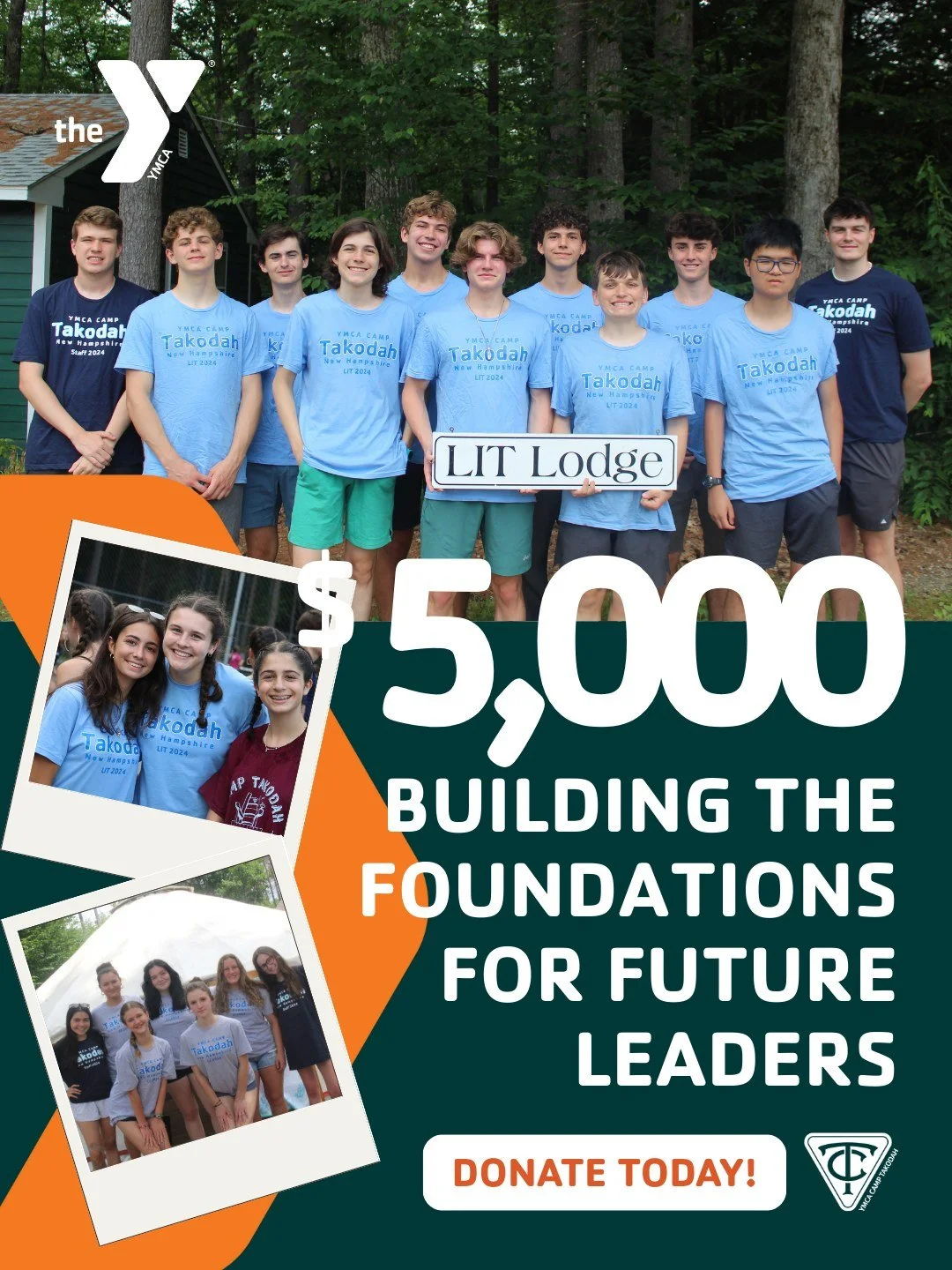 Leadership Lives Here. 🏕️

$5,000 helps equip a new North Leadership Lodge&mdash;creating a space for teens to build confidence, character, and community.

We have big plans to increase dedicated space for our leadership development participants. Su