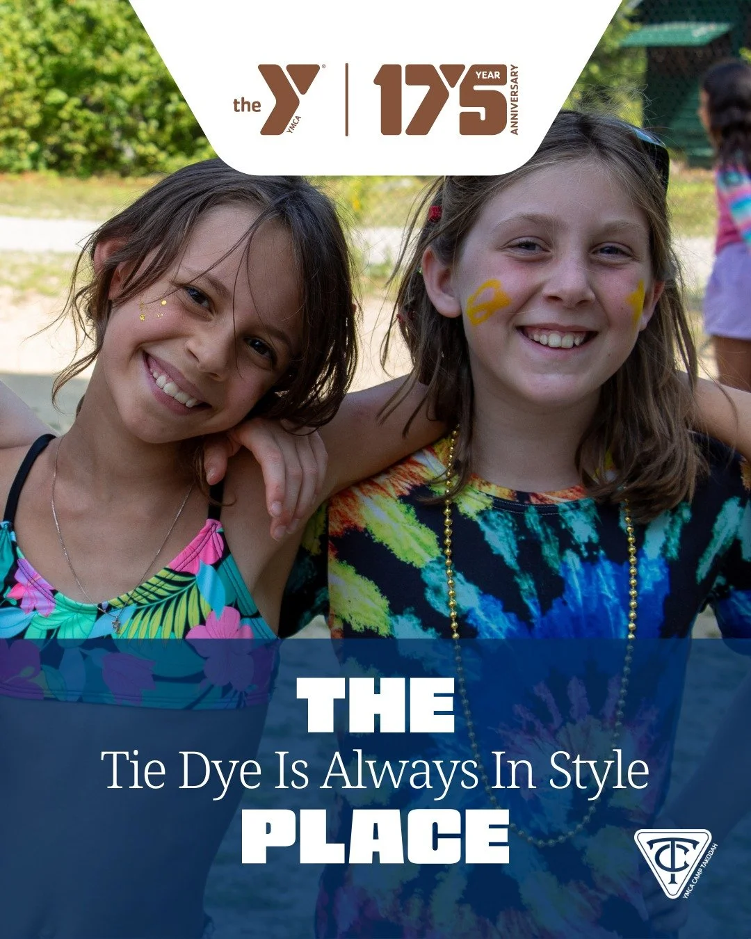 Tie-dye is always in style at YMCA Camp Takodah. So are late-night laughs, lifelong friends, and screen-free fun. Make this place your place. Register today! #YMCAcampTakodah #NoPlaceLikeThisPlace #Takodah