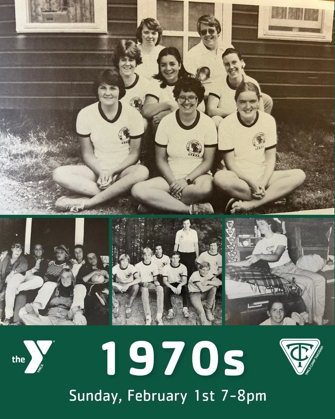 📣 CALLING ALL ALUMNI FROM THE 1970s 📣
We're hosting a zoom gathering for any campers and/or staff who were at camp from 1970-1979! Join us on Zoom Sunday, February 1st at 7pmEST to reconnect with camp friends and hear updates from camp today! 

#LI