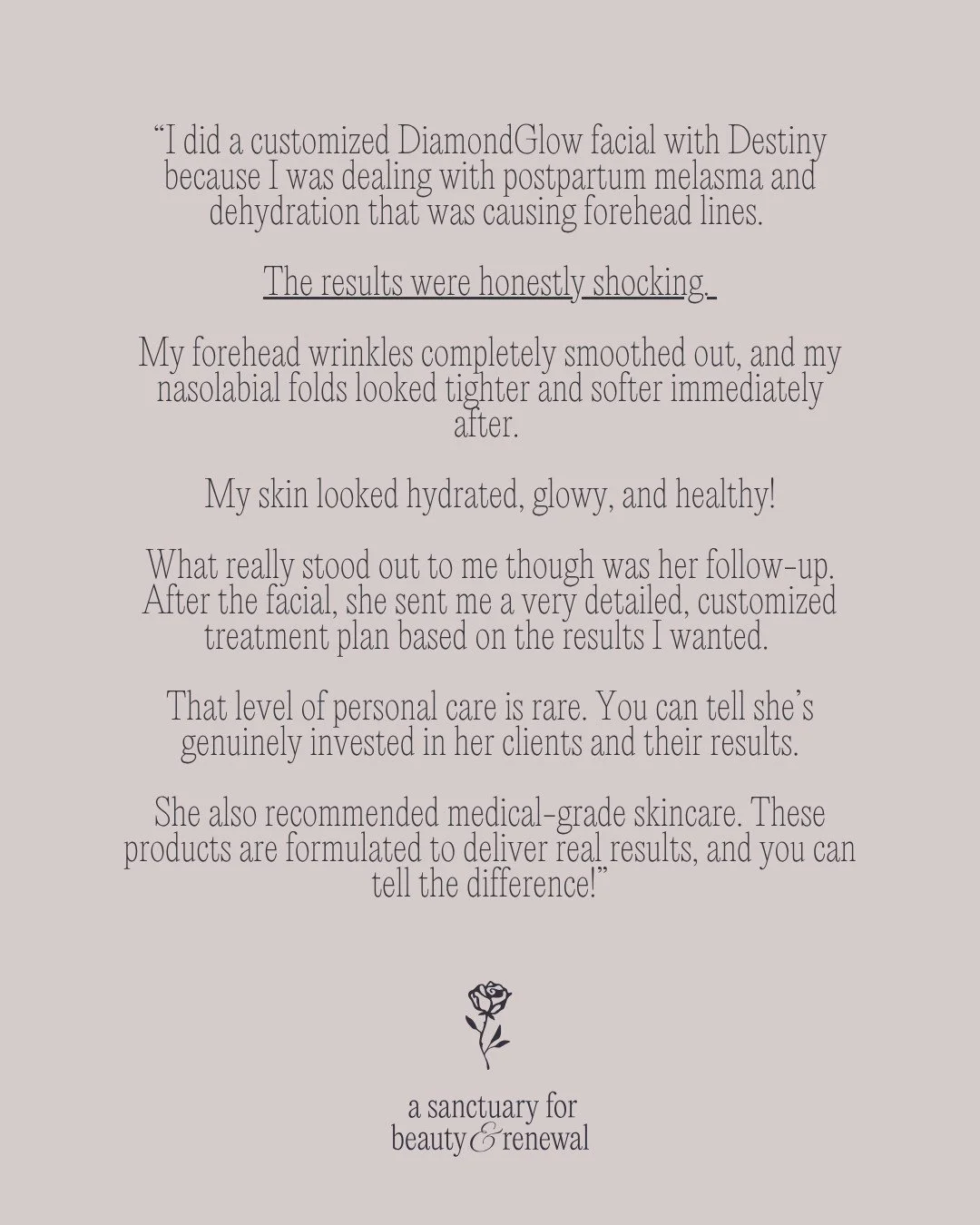 Curious about the DiamondGlow&reg; Facial and our results-driven approach?

Book via the link in bio. 🌷

#DiamondGlow #DiamondGlowFacial #SkinMedica #EncinitasFacials #SanDiegoFacials #Encinitas #Carlsbad #RanchoSantaFe #NorthCountySanDiego