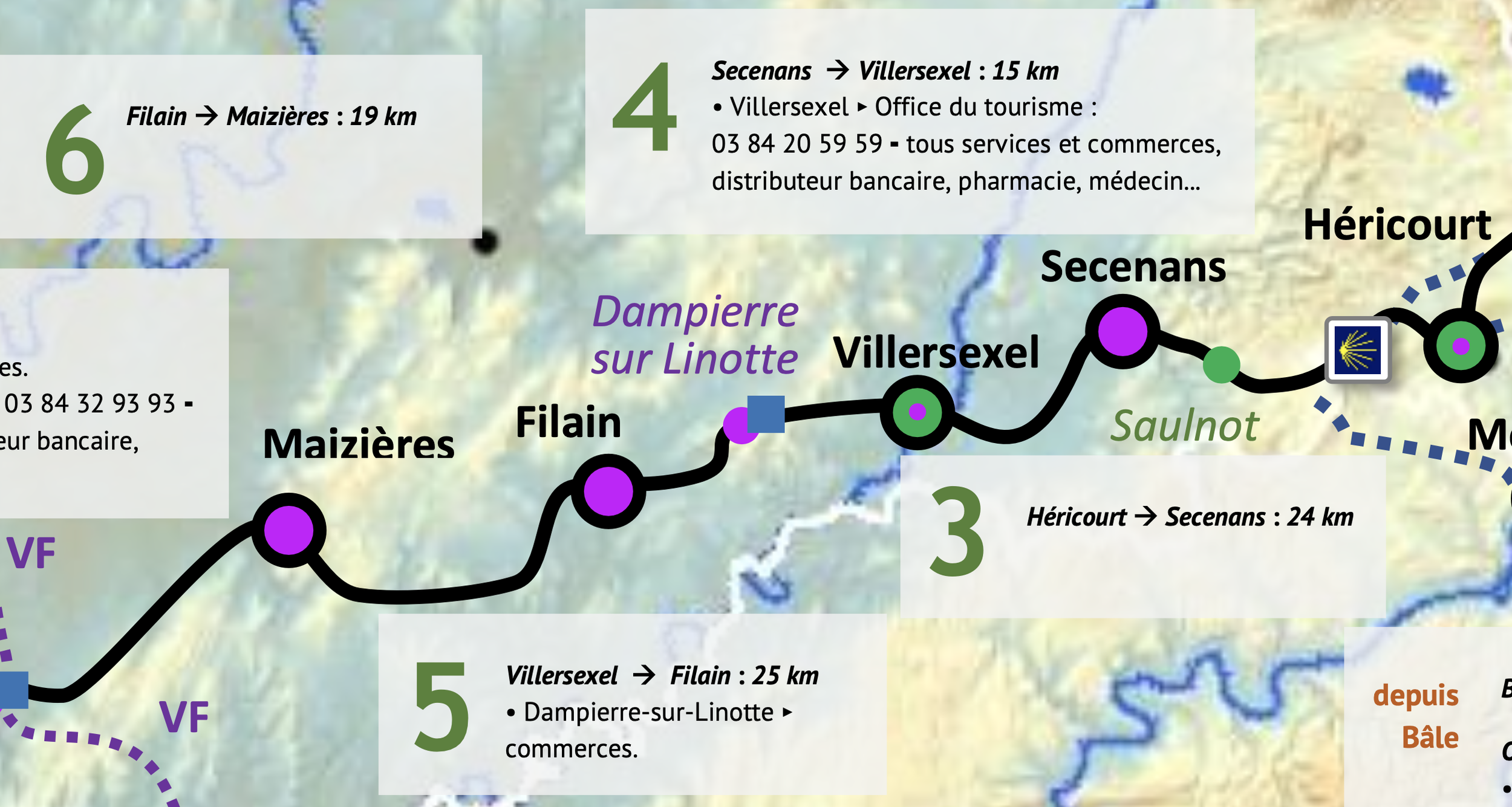 4-tägige Pilgerwanderung auf dem Jakobsweg in der Franche-Comté und in der Bourgogne 
