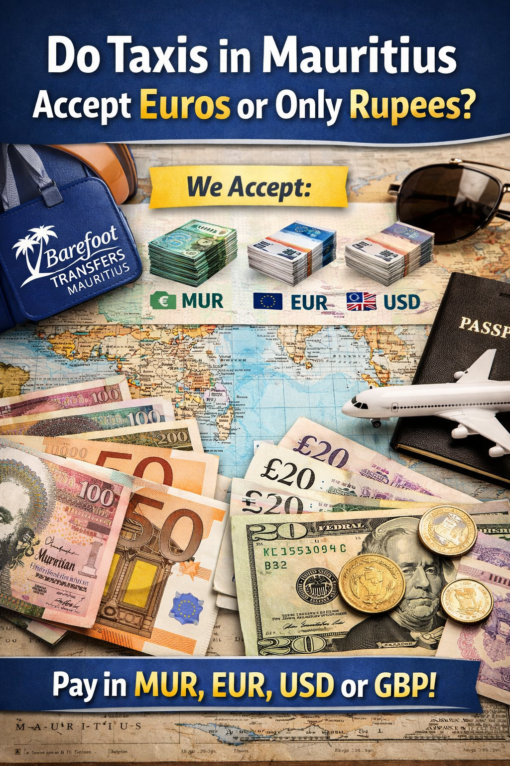 Do Taxis in Mauritius Accept Euros or Rupees