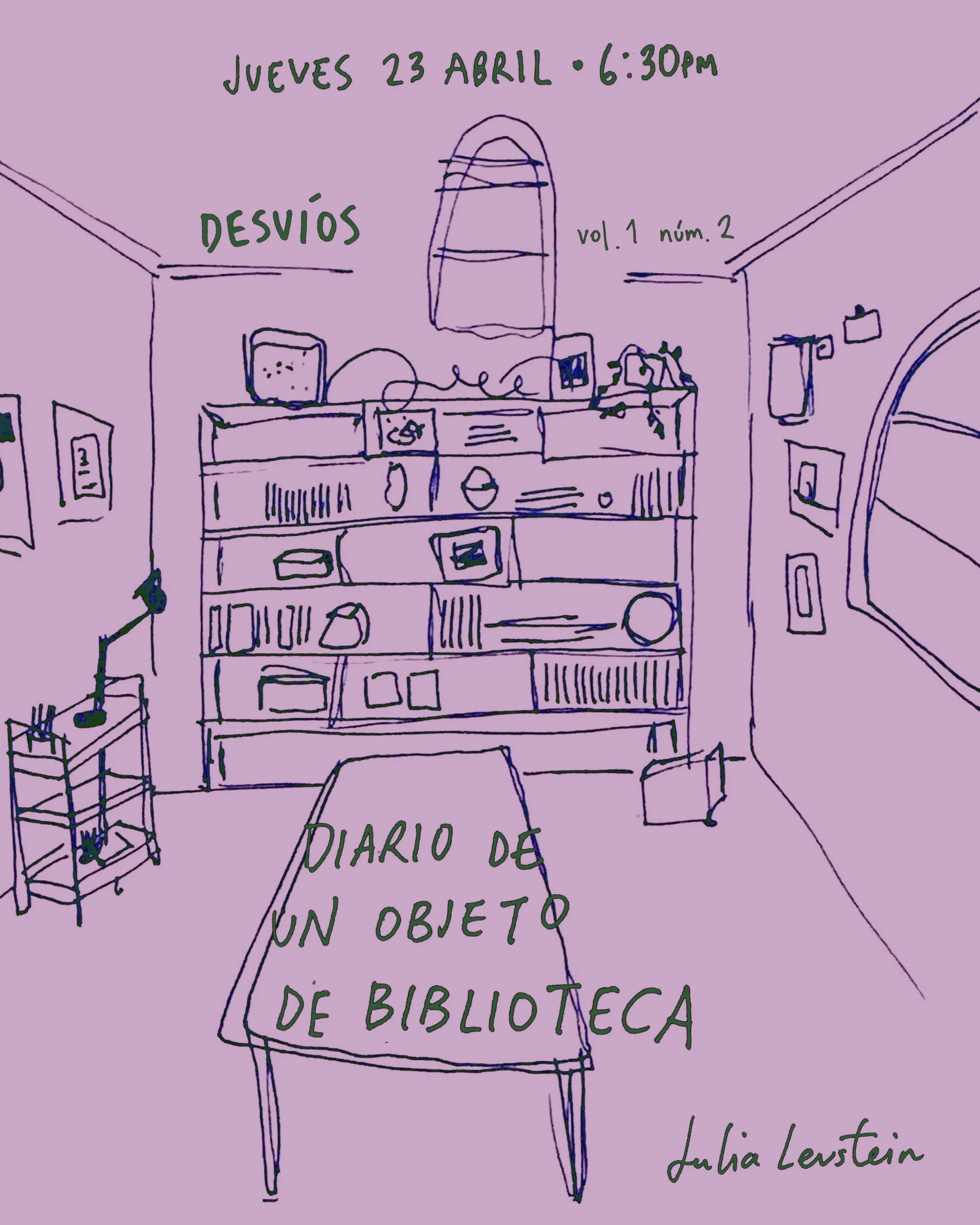 JULIA LEVSTEIN / Diario de un objeto de biblioteca